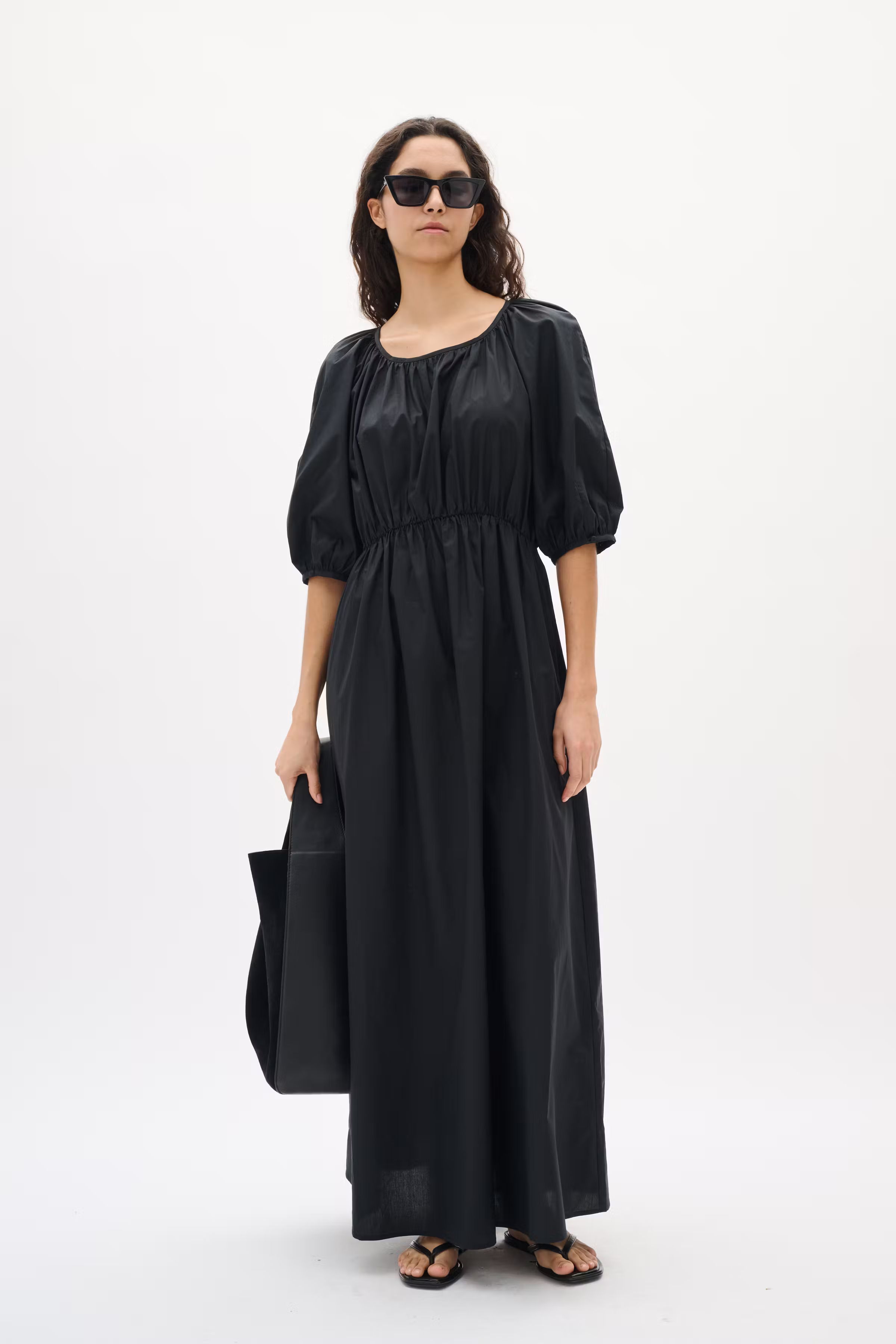 KennaIW Poplin Kleid LOOKBOOK FRONT 30110536-194008