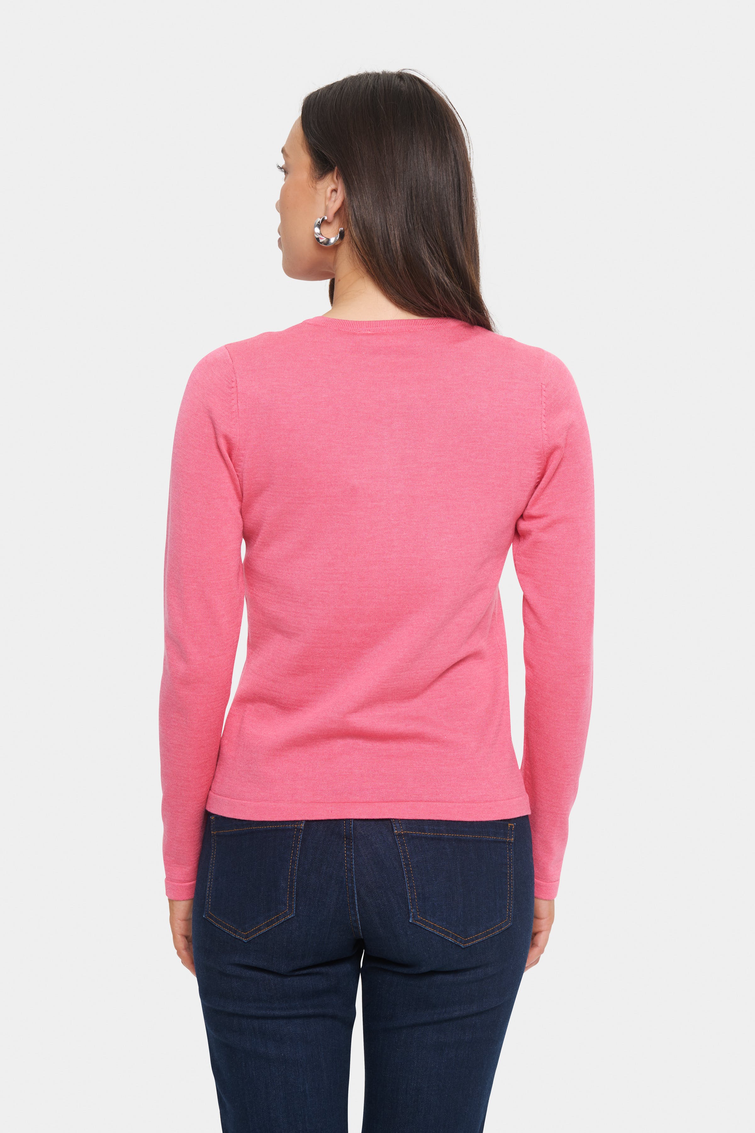 MilaSZ R-Neck Cardigan LOOKBOOK BACK 30500005-1719261