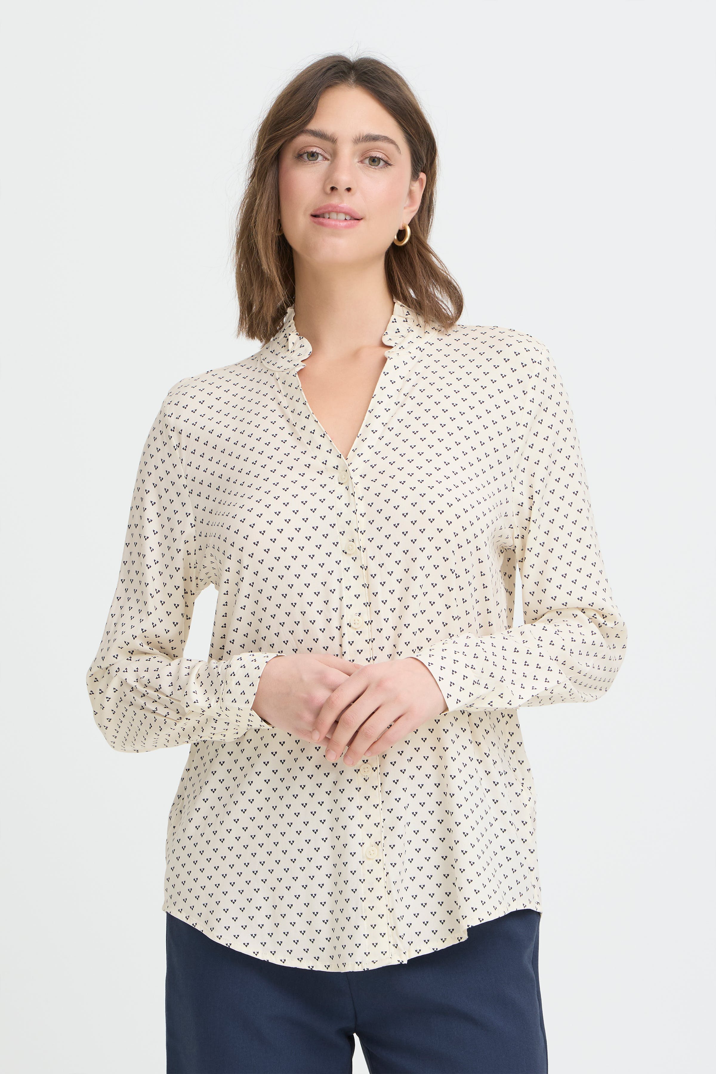 FRJUSTINE Overhemd LOOKBOOK FRONT 20617410-900008231