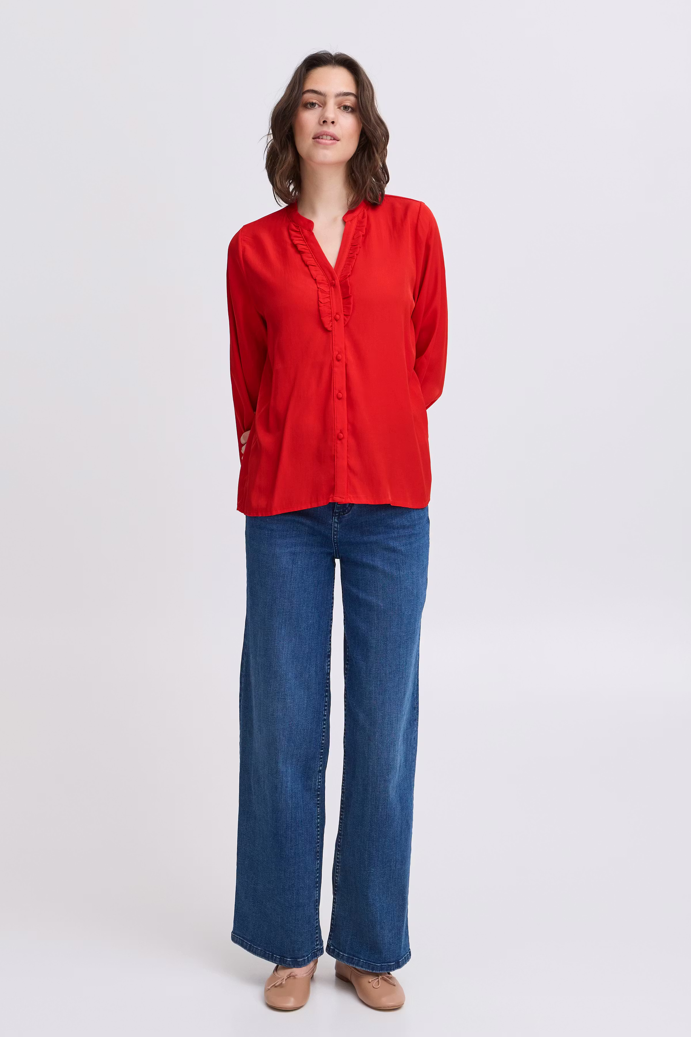 FRDIANA Långärmad skjorta LOOKBOOK FRONT 20615561-171654