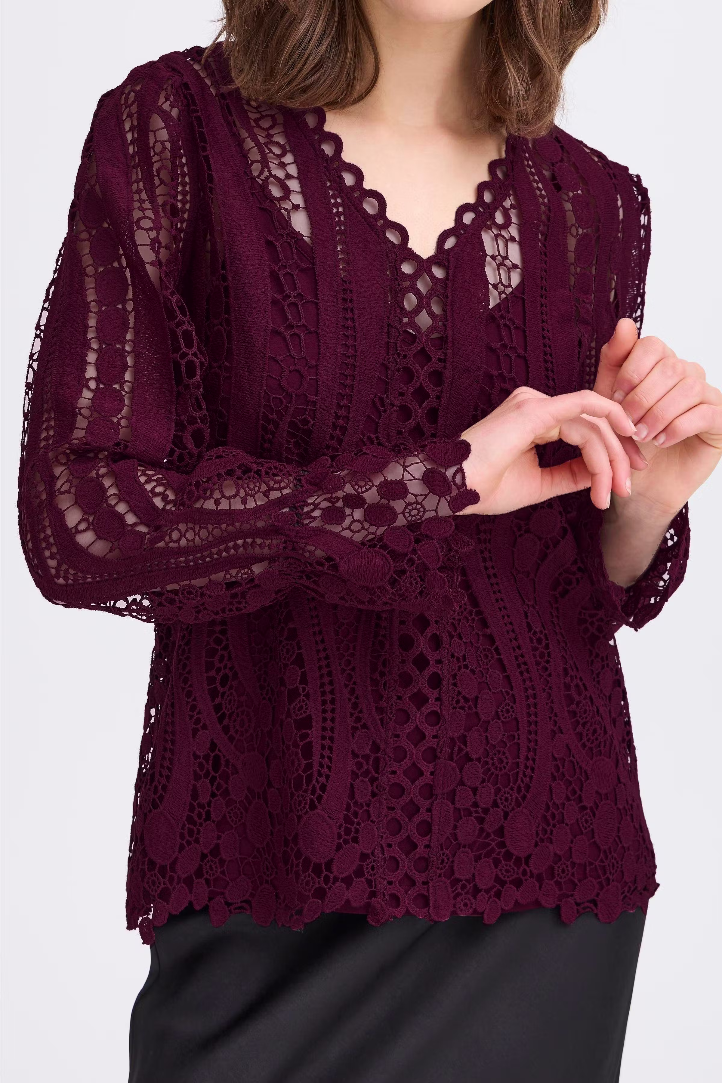 FRBELLE Bluse LOOKBOOK DETAIL 20617058-191619