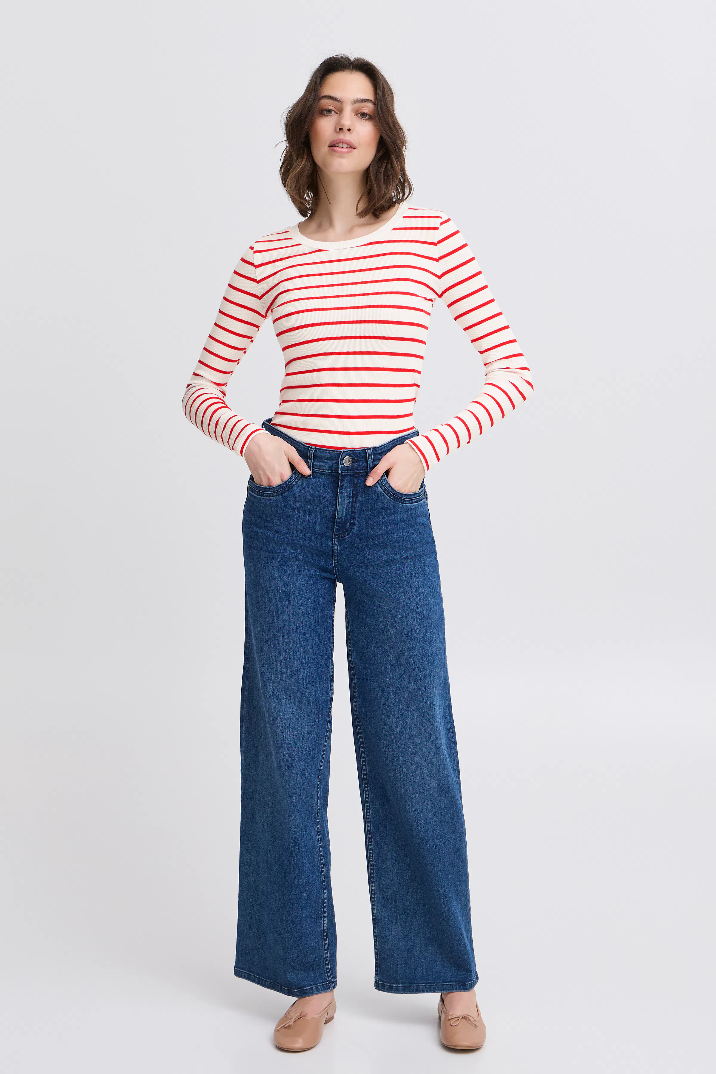 FRHIZAMOND Langermet T-shirt LOOKBOOK FRONT 20615551-201203
