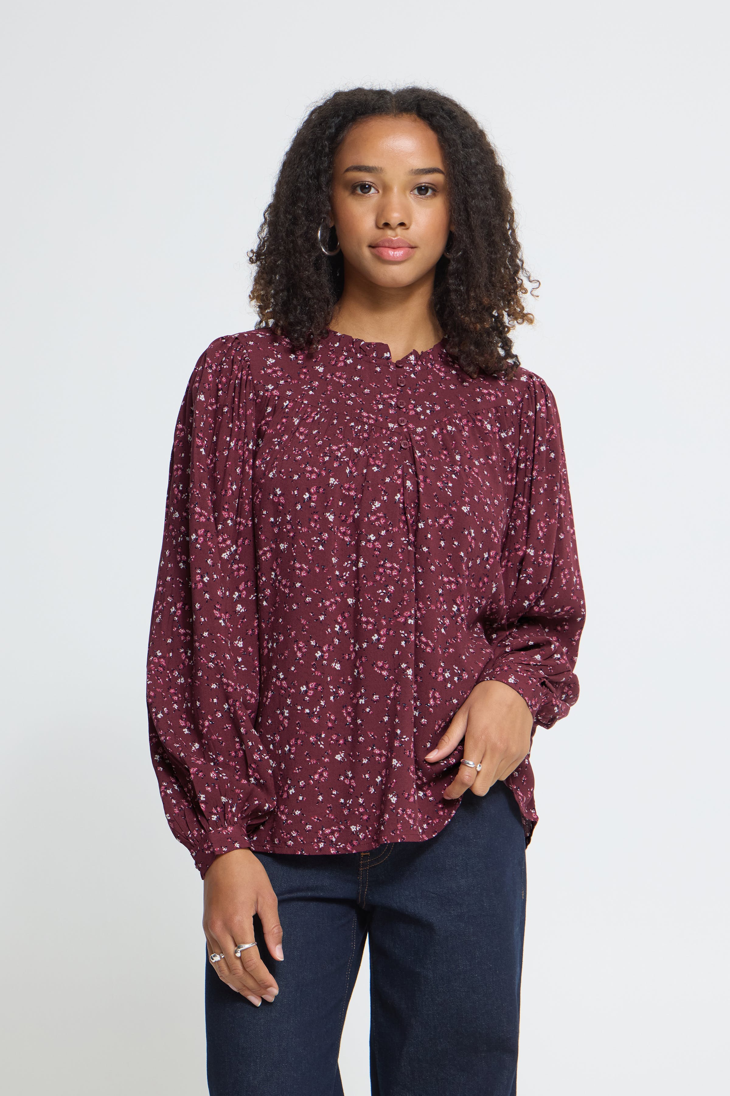 IHVERA Bluse LOOKBOOK FRONT 20126348-900009385