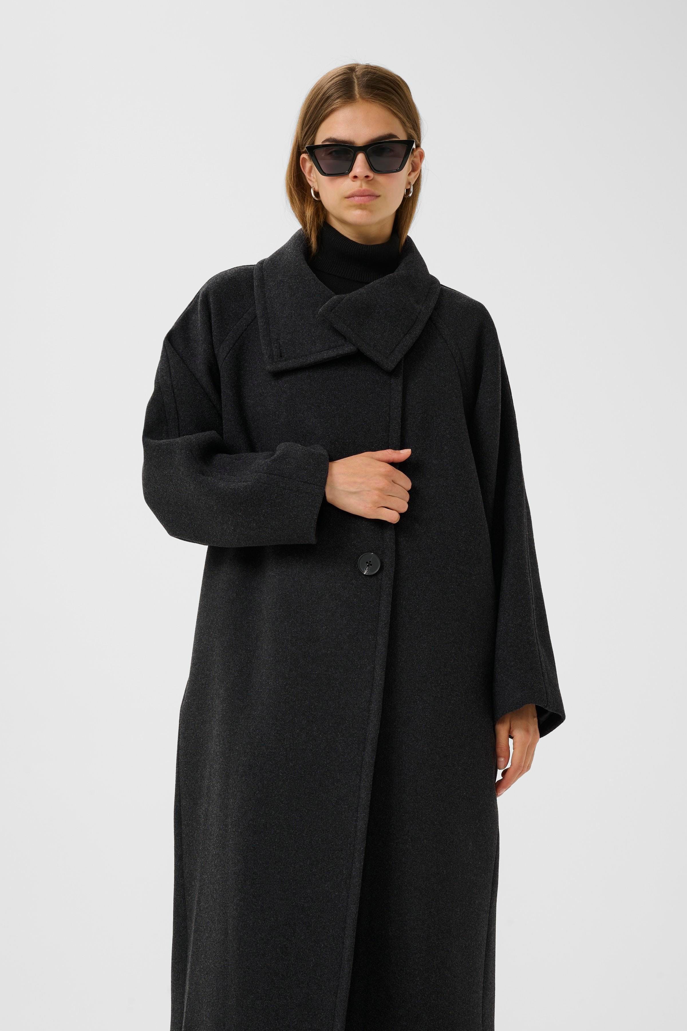 ThoraIW Collar Frakke LOOKBOOK FRONT 30111083-300596
