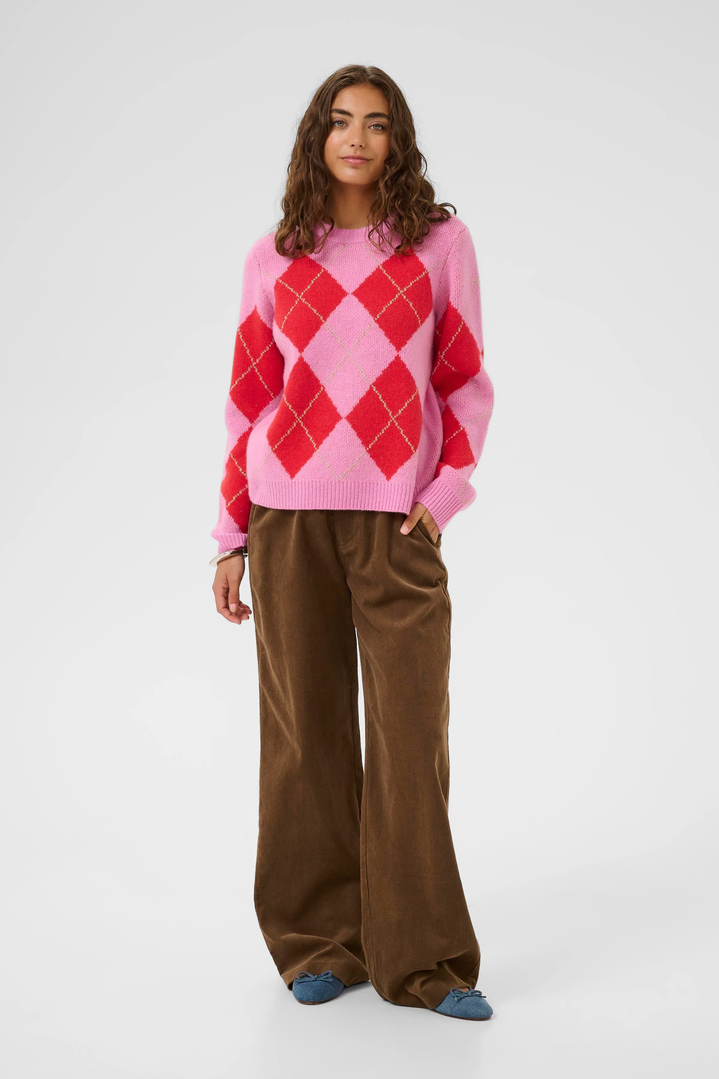 CUharlekin Striktrøje i uld LOOKBOOK FRONT 50112740-1527181