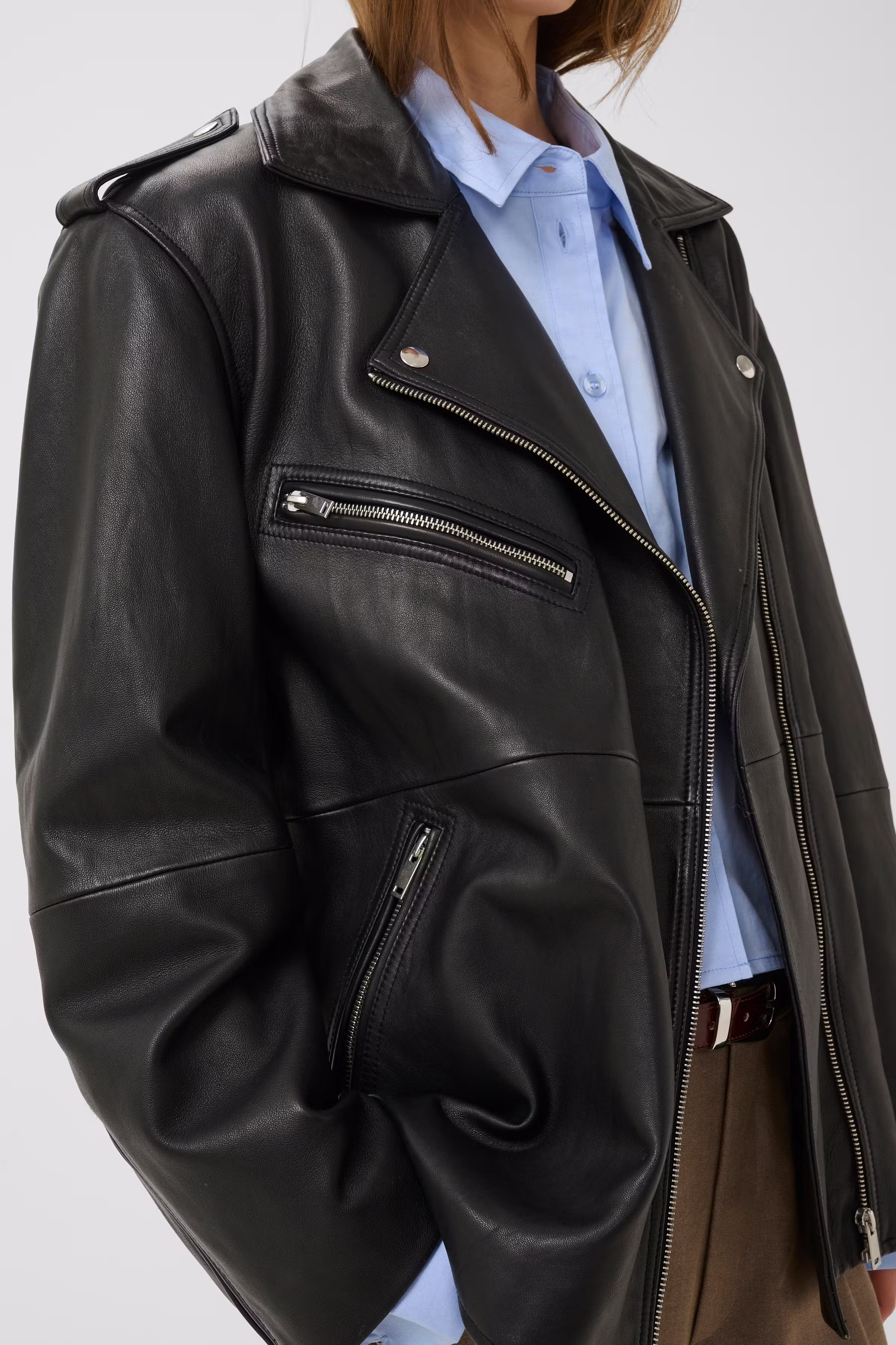 NaomiGZ Leather jacket LOOKBOOK DETAIL 10909190-100017