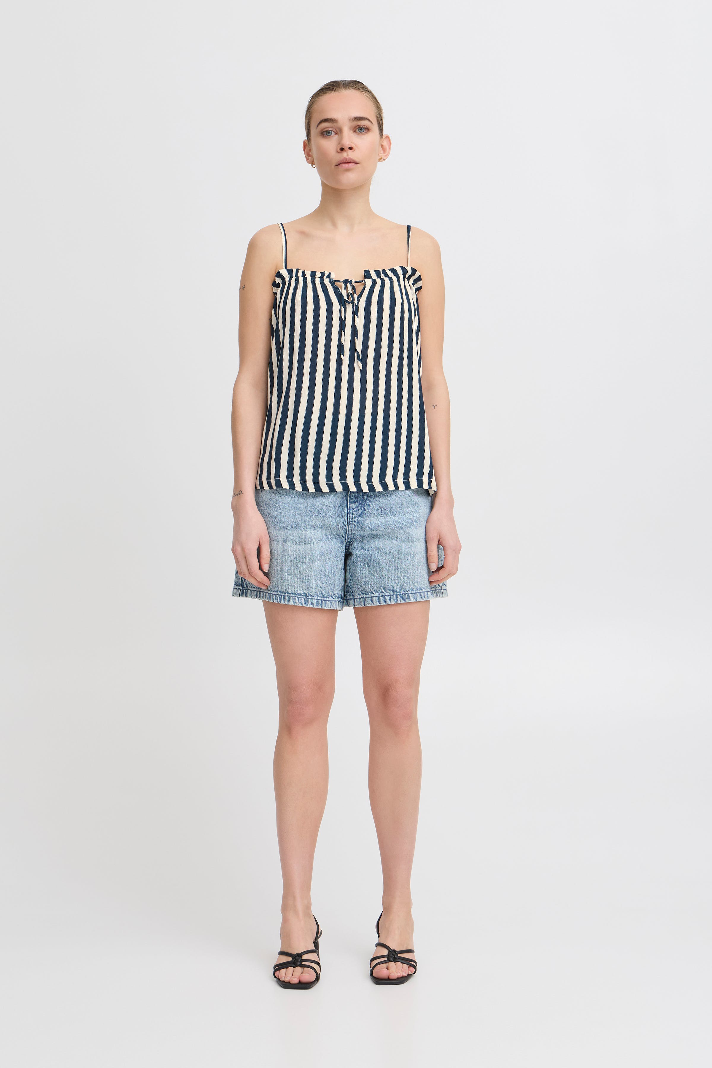 IHMARRAKECH Kortermet bluse LOOKBOOK FRONT 20122946-204479