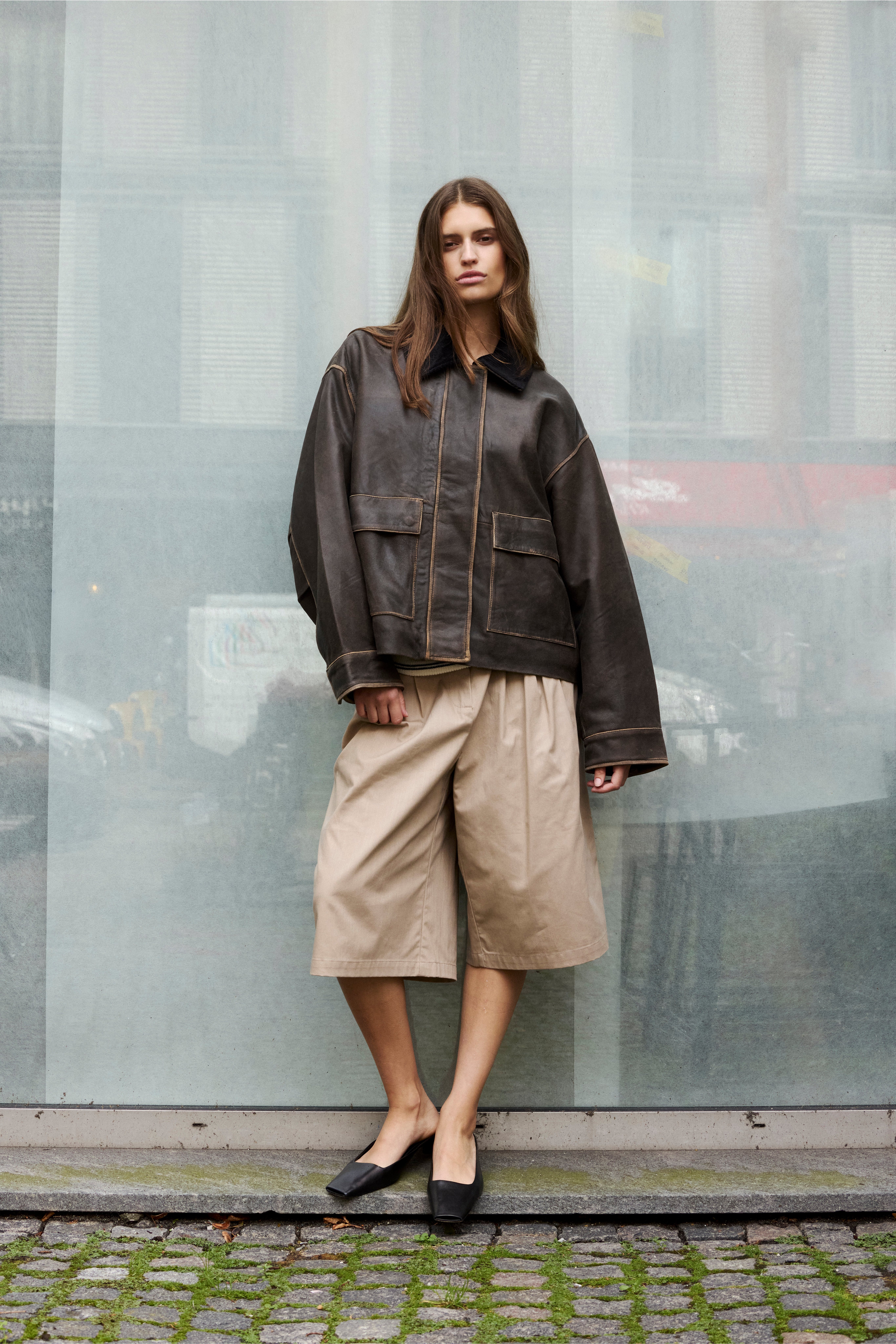 SLFiorella Leather jacket LOCATION NONE 30408691-191109