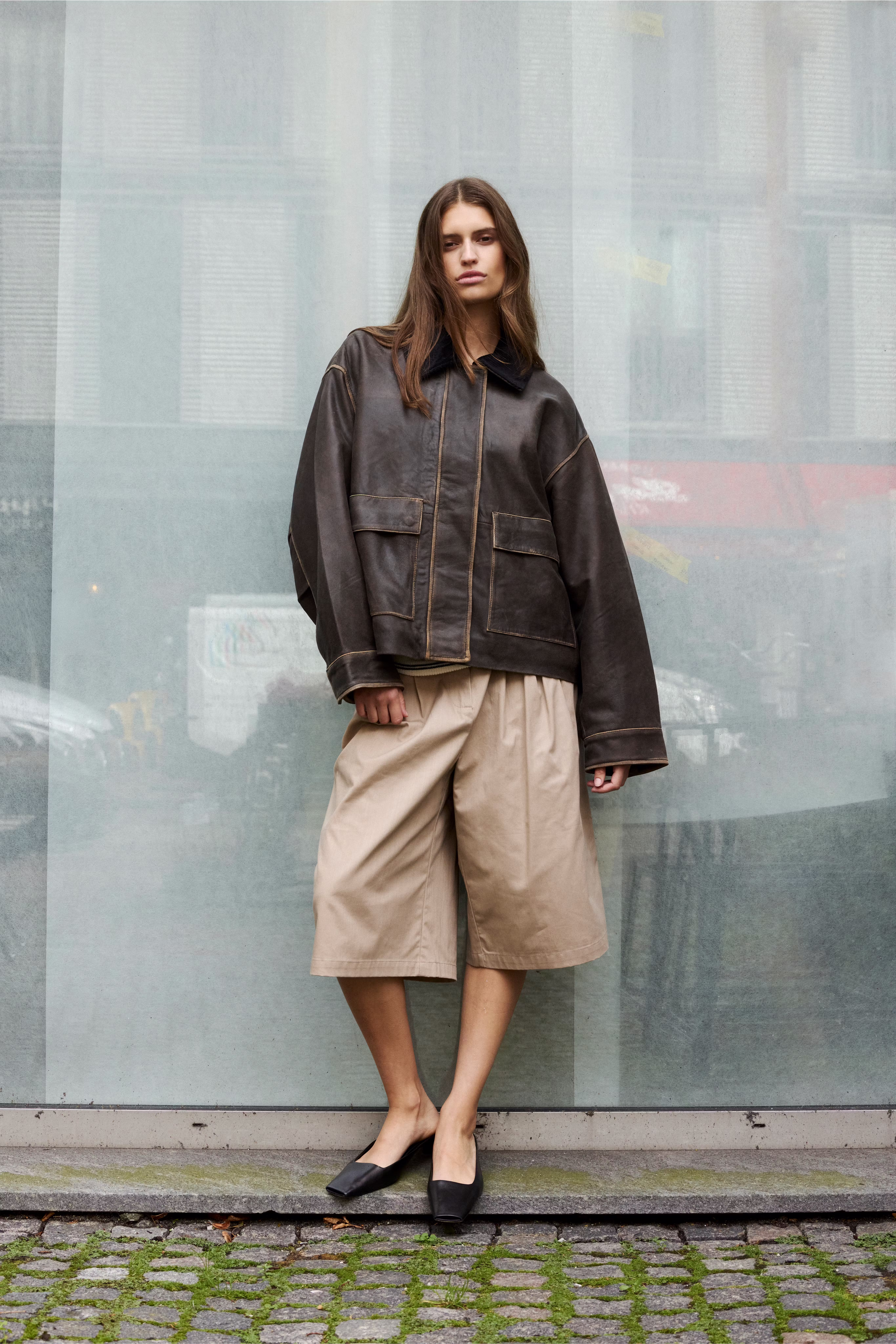SLFiorella Leather jacket LOCATION NONE 30408691-191109