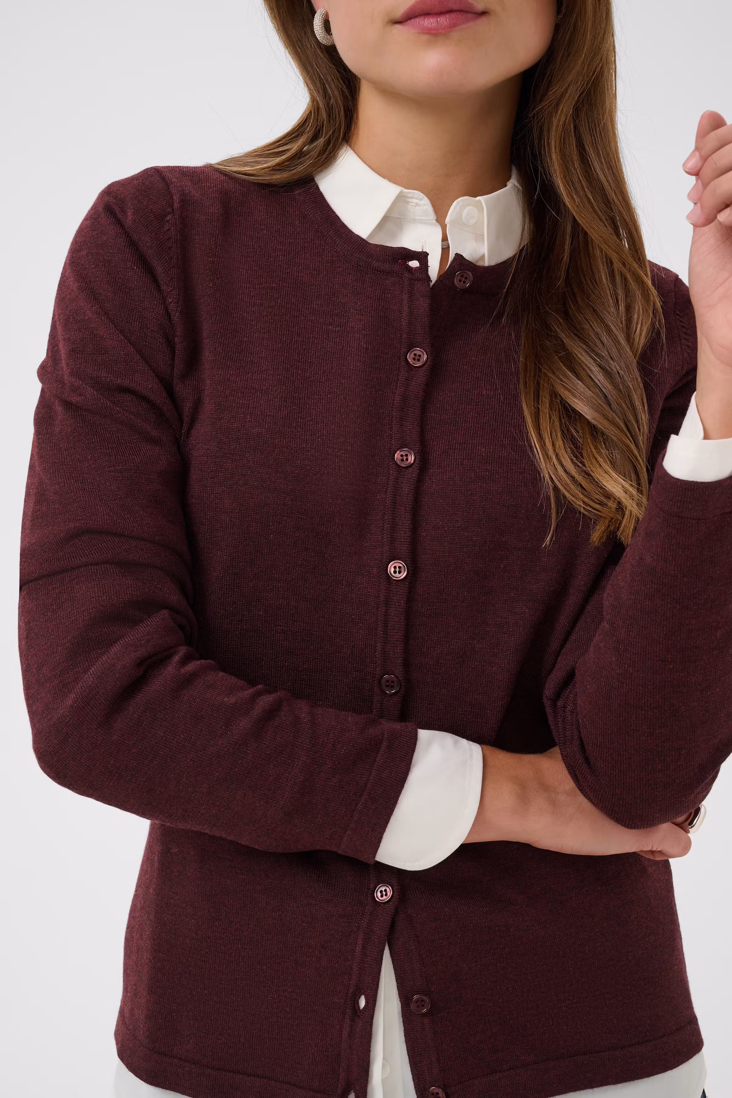 MilaSZ R-Neck Cardigan LOOKBOOK DETAIL 30500005-1921181