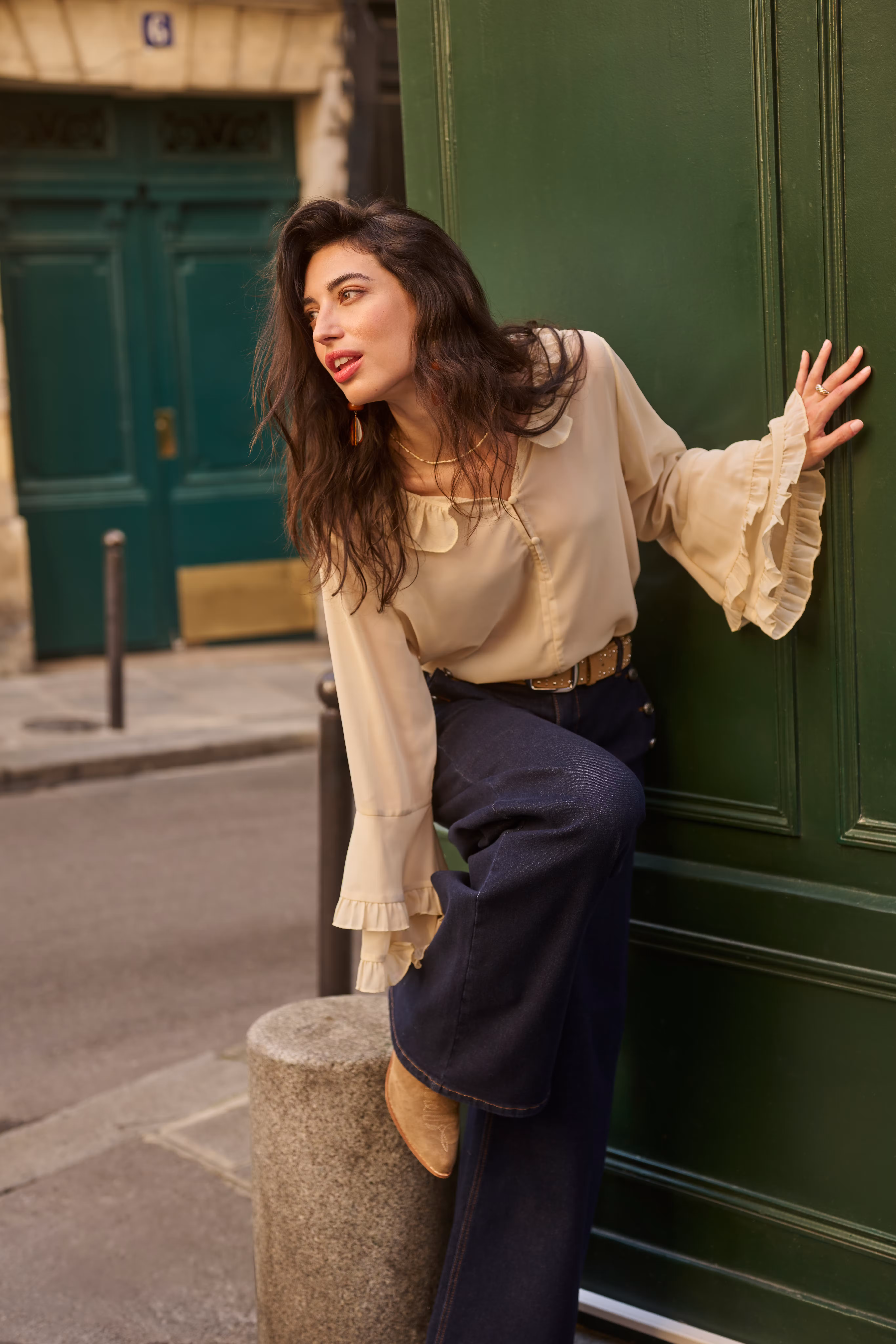 CRFlouncy Blouse LOCATION NONE 10615646-130401