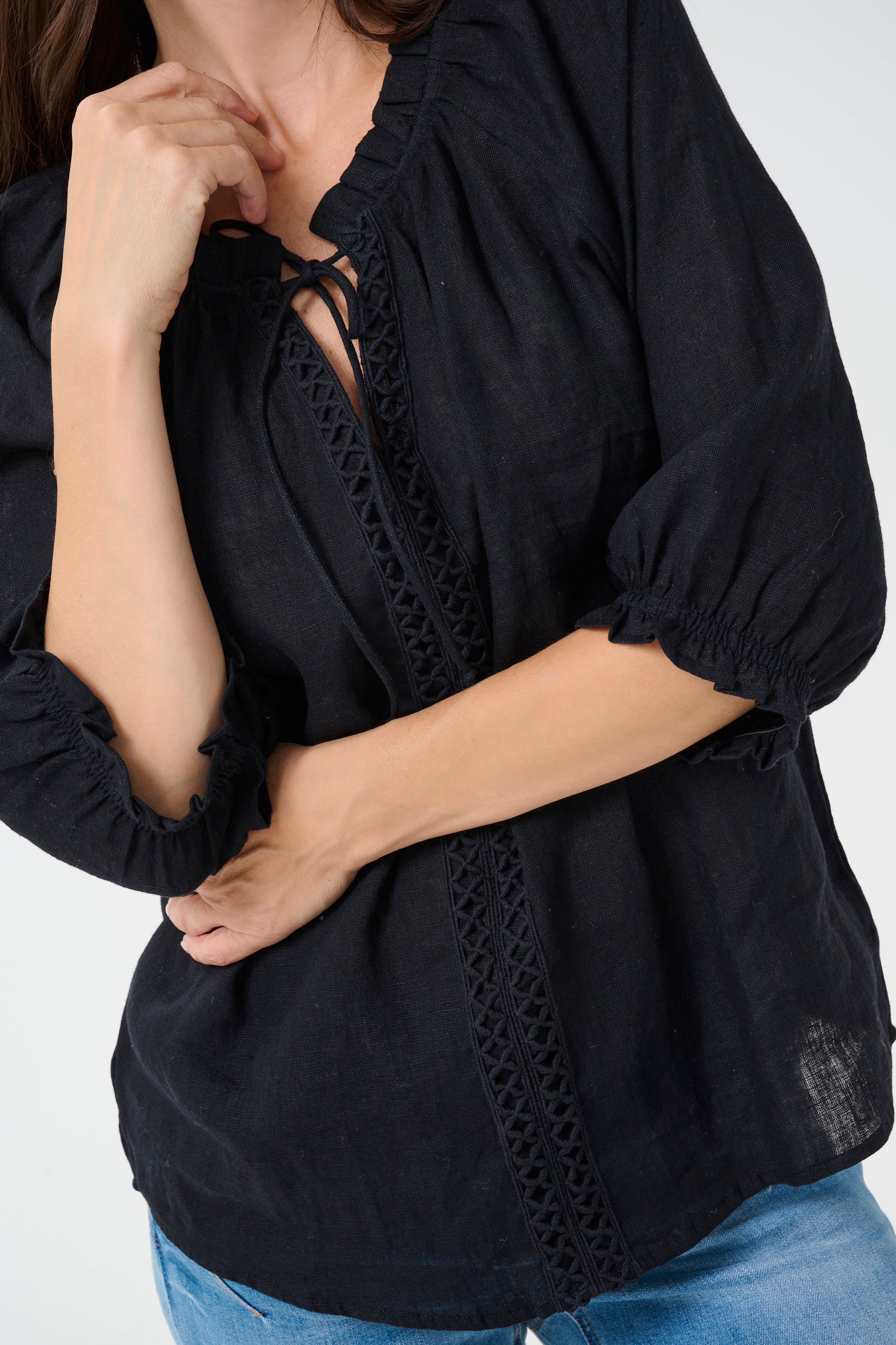 CRBellis Blouse en lin LOOKBOOK DETAIL 10613469-100120