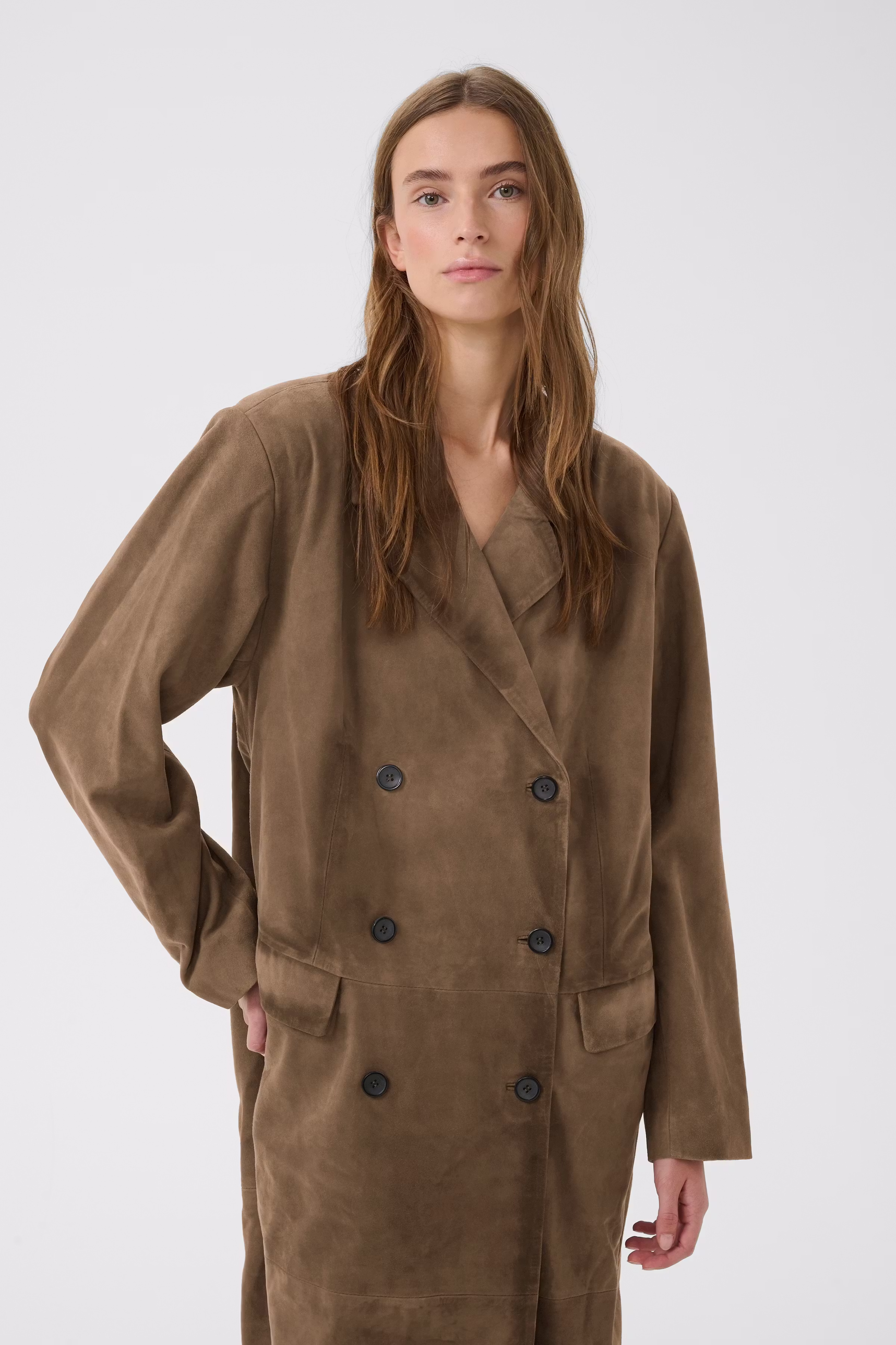 KBTammie Ruskindsfrakke LOOKBOOK FRONT 10105330-190809