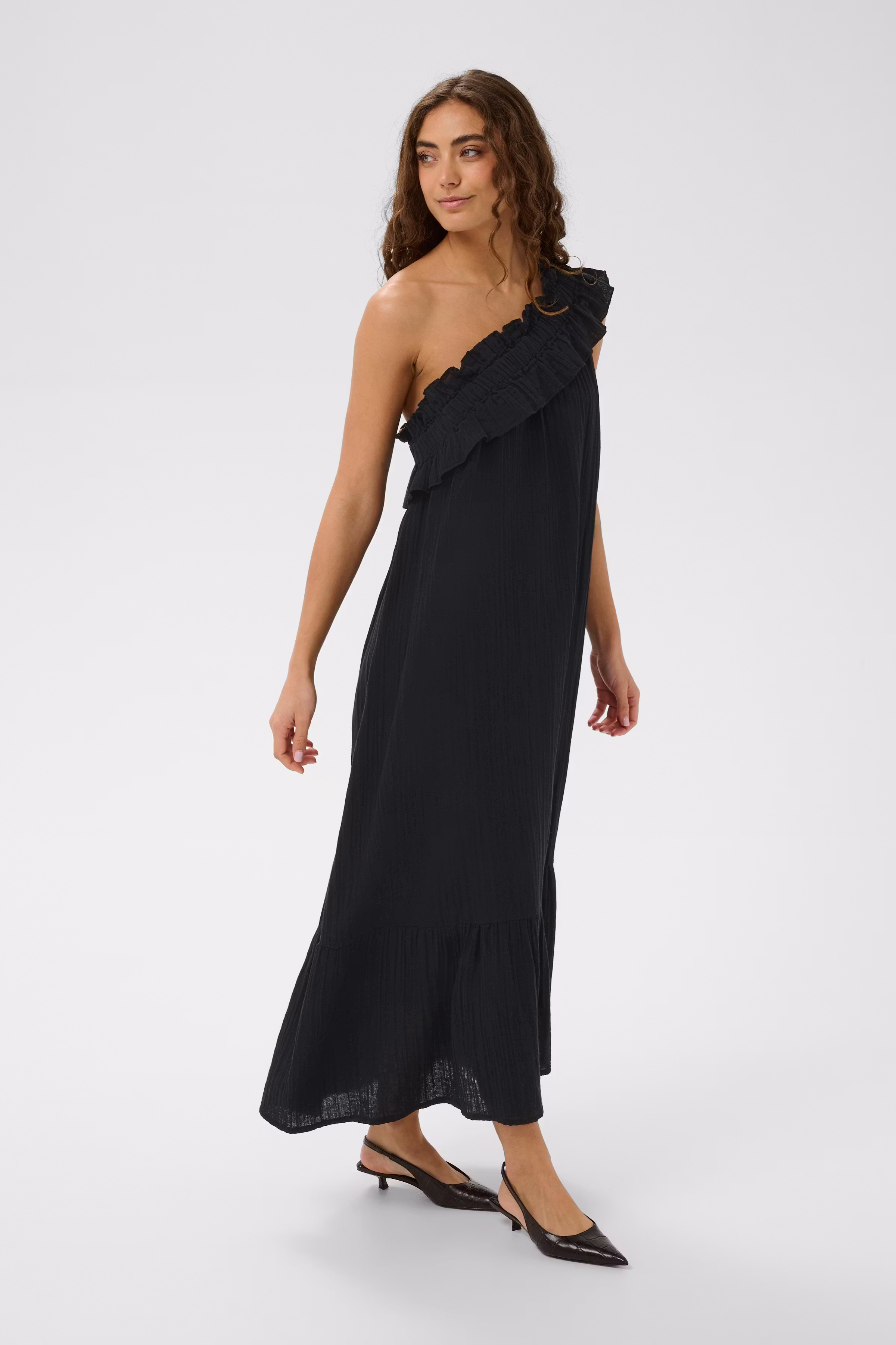 CUelina One-shoulder Jurk LOOKBOOK FRONT 50110614-500012