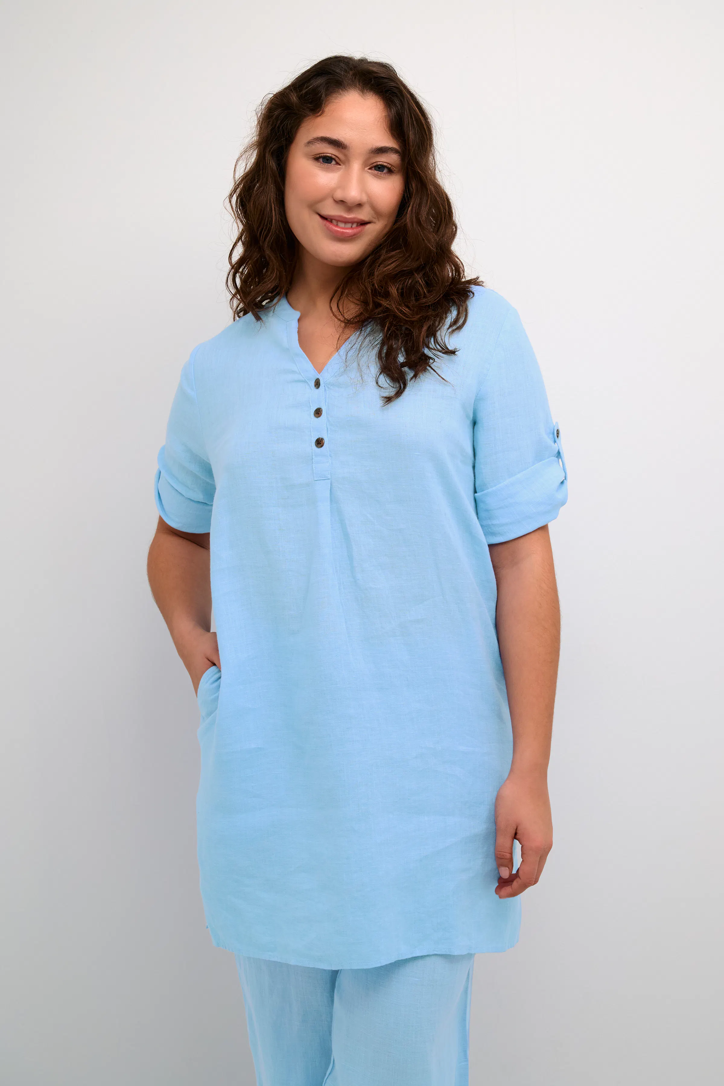 CRBellis Linnen Jurk LOOKBOOK FRONT 10611576-1539201