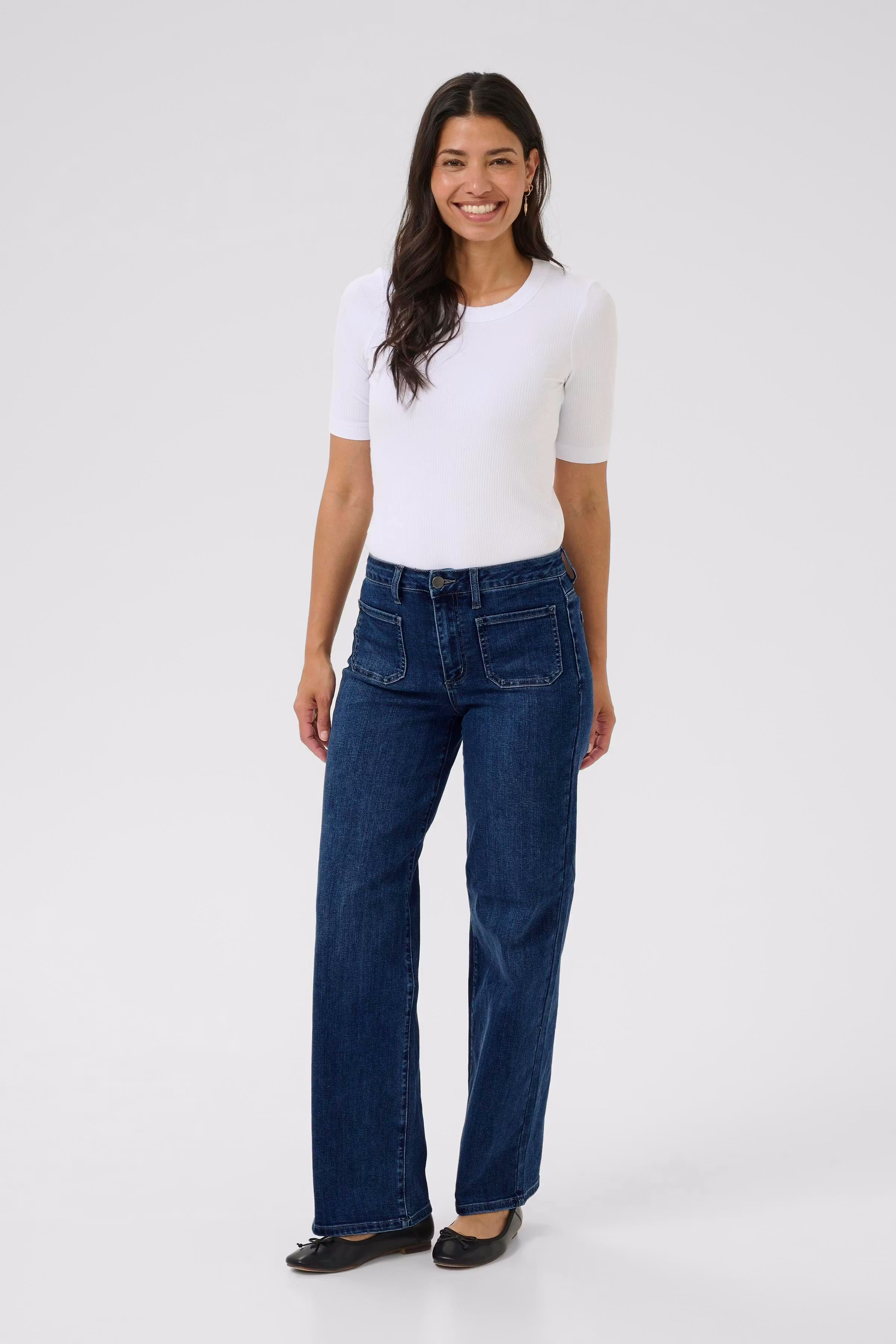 KAkarla Wide Jeans LOOKBOOK FRONT 10507619-104462