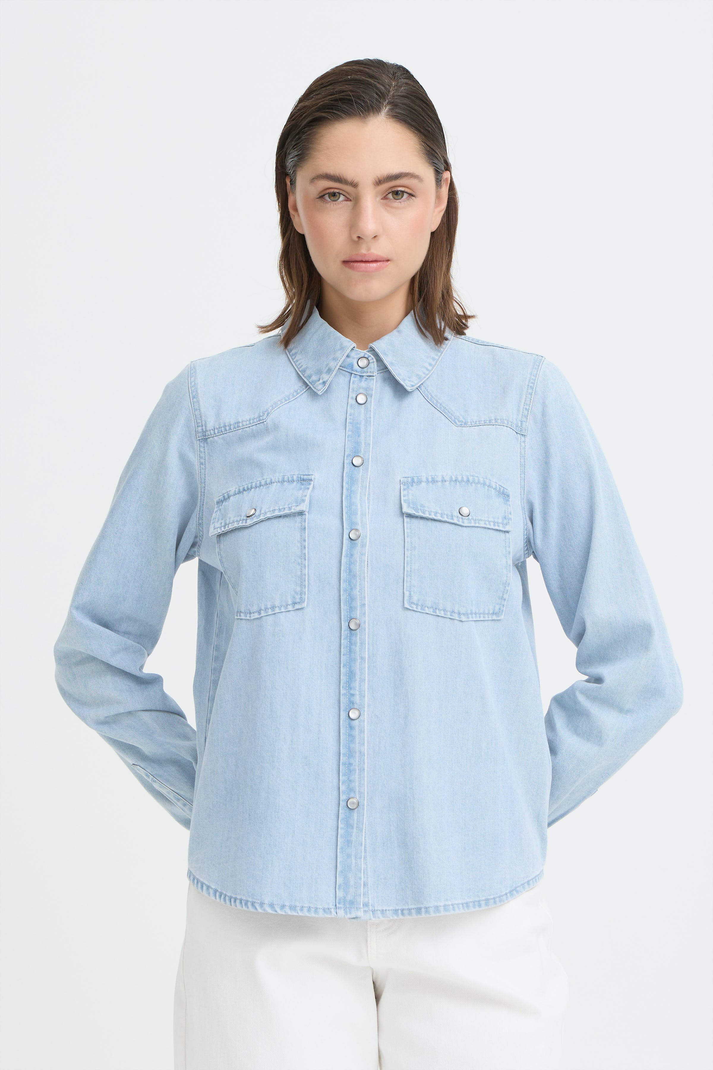 PZBROOKLYN Skjorte LOOKBOOK FRONT 50210455-200008