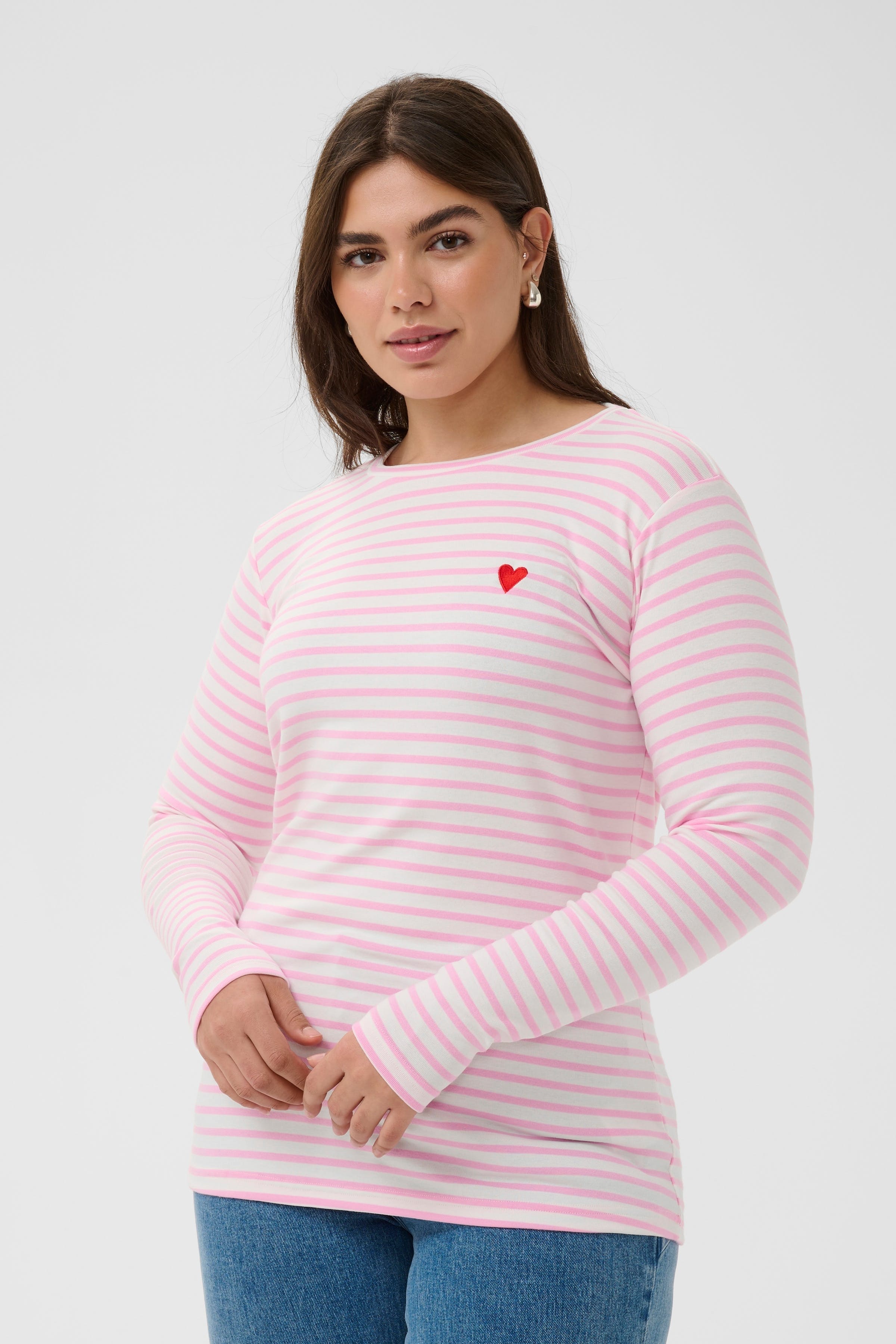 KClia Gestreifte Bluse LOOKBOOK FRONT 10580179-109527