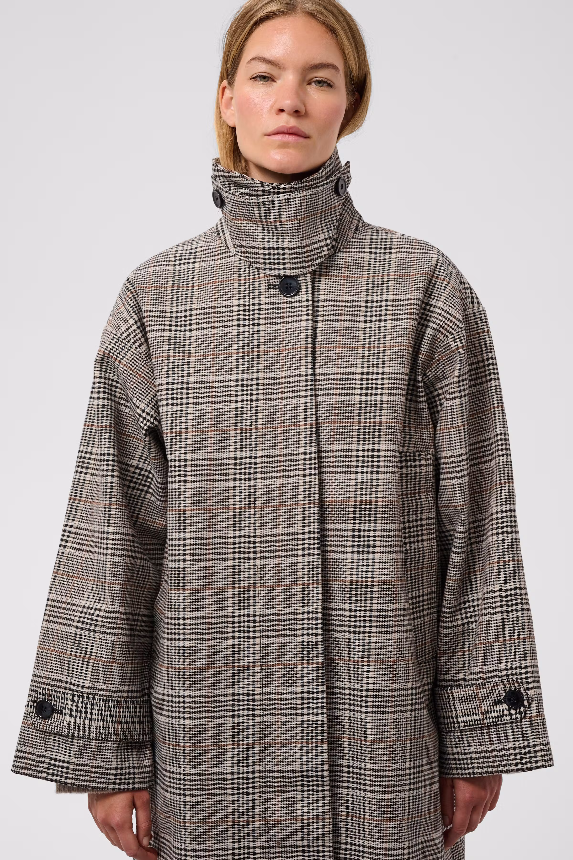 SLChecky Coat LOOKBOOK DETAIL 30409611-305398