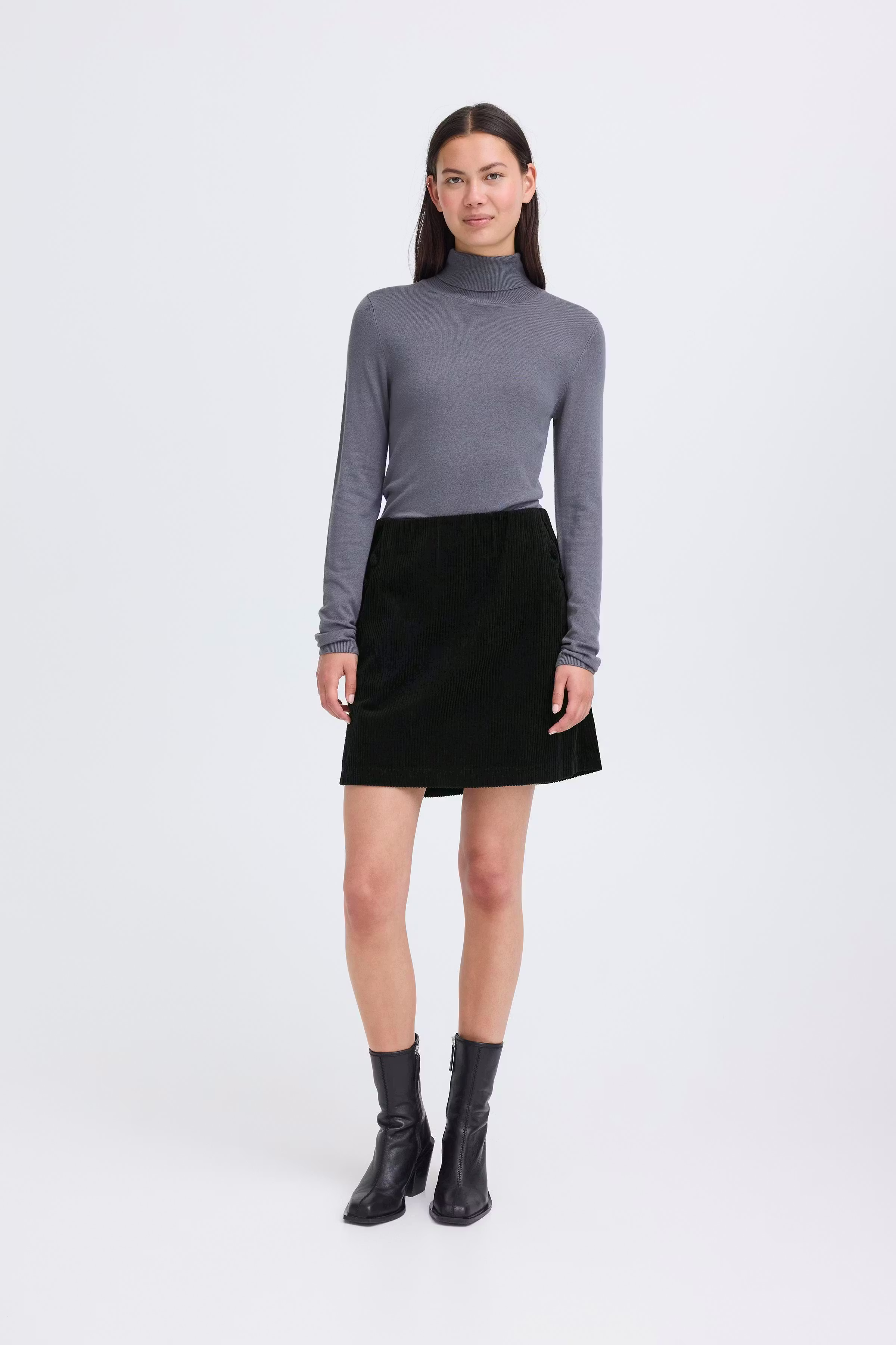 IHFOCARO Skjørt LOOKBOOK FRONT 20124120-194008