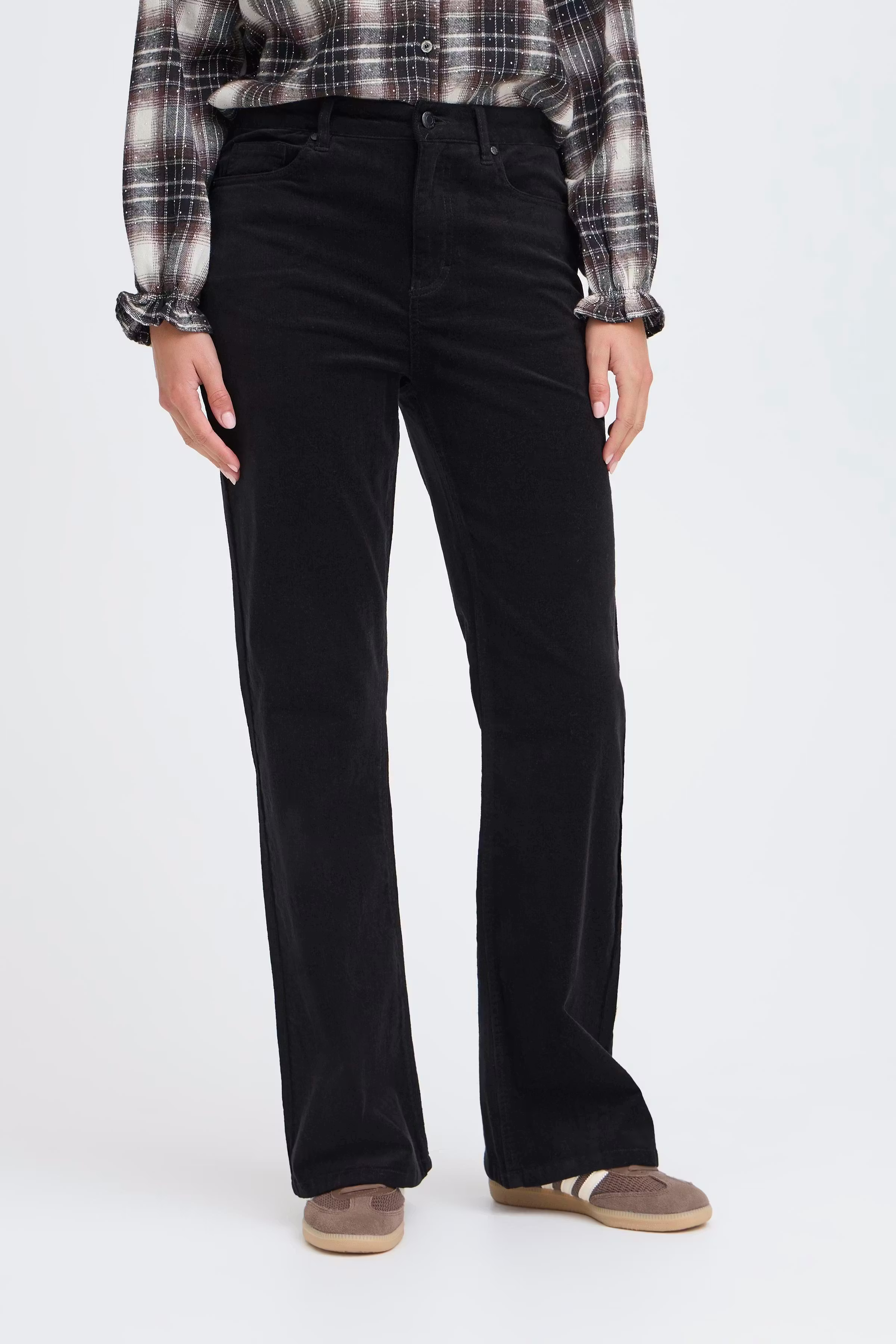 PZSALLY Ultra High Waist Bootcut Bukser LOOKBOOK FRONT 50210072-193911