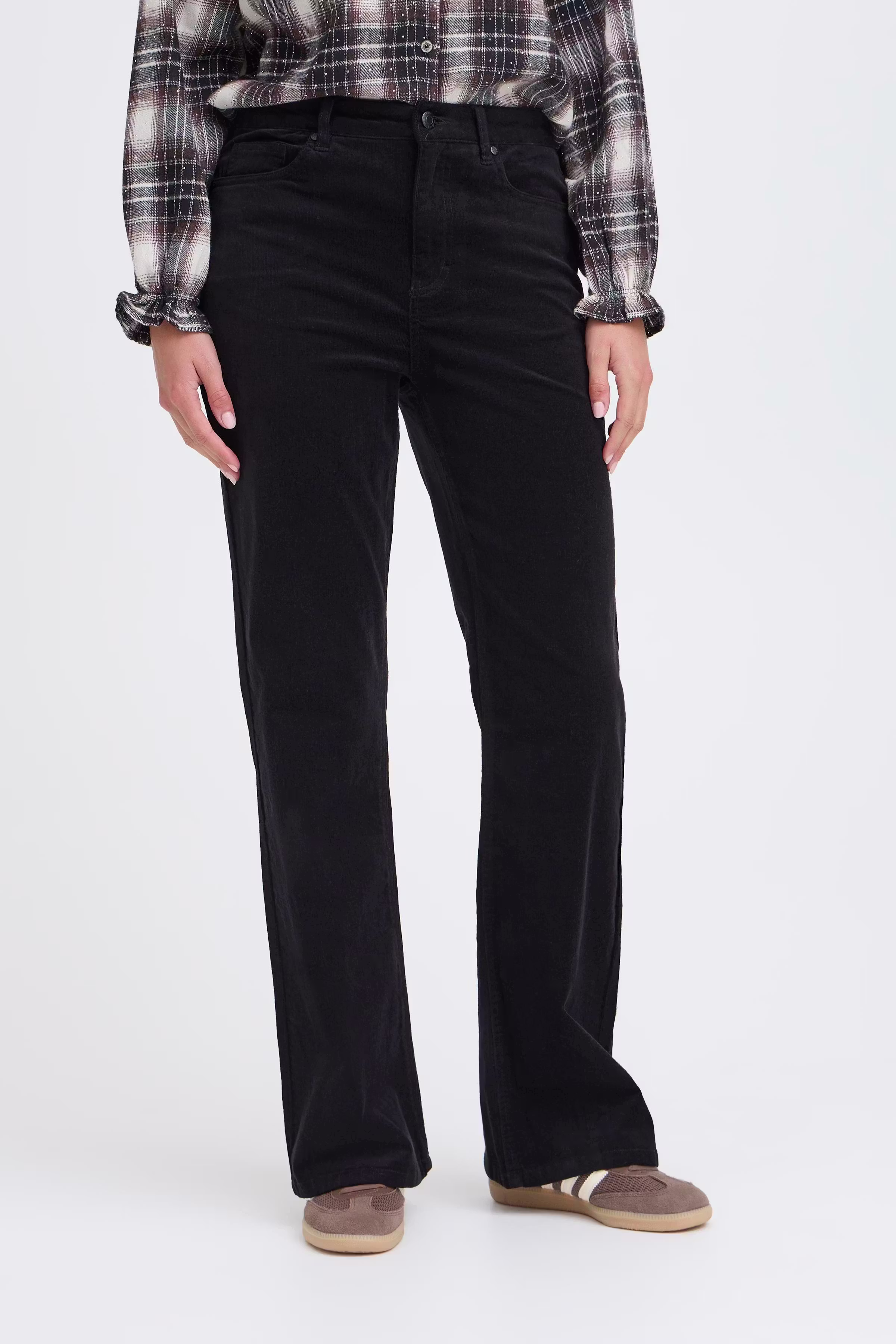 PZSALLY Ultra High Waist Bootcut Bukser LOOKBOOK FRONT 50210072-193911