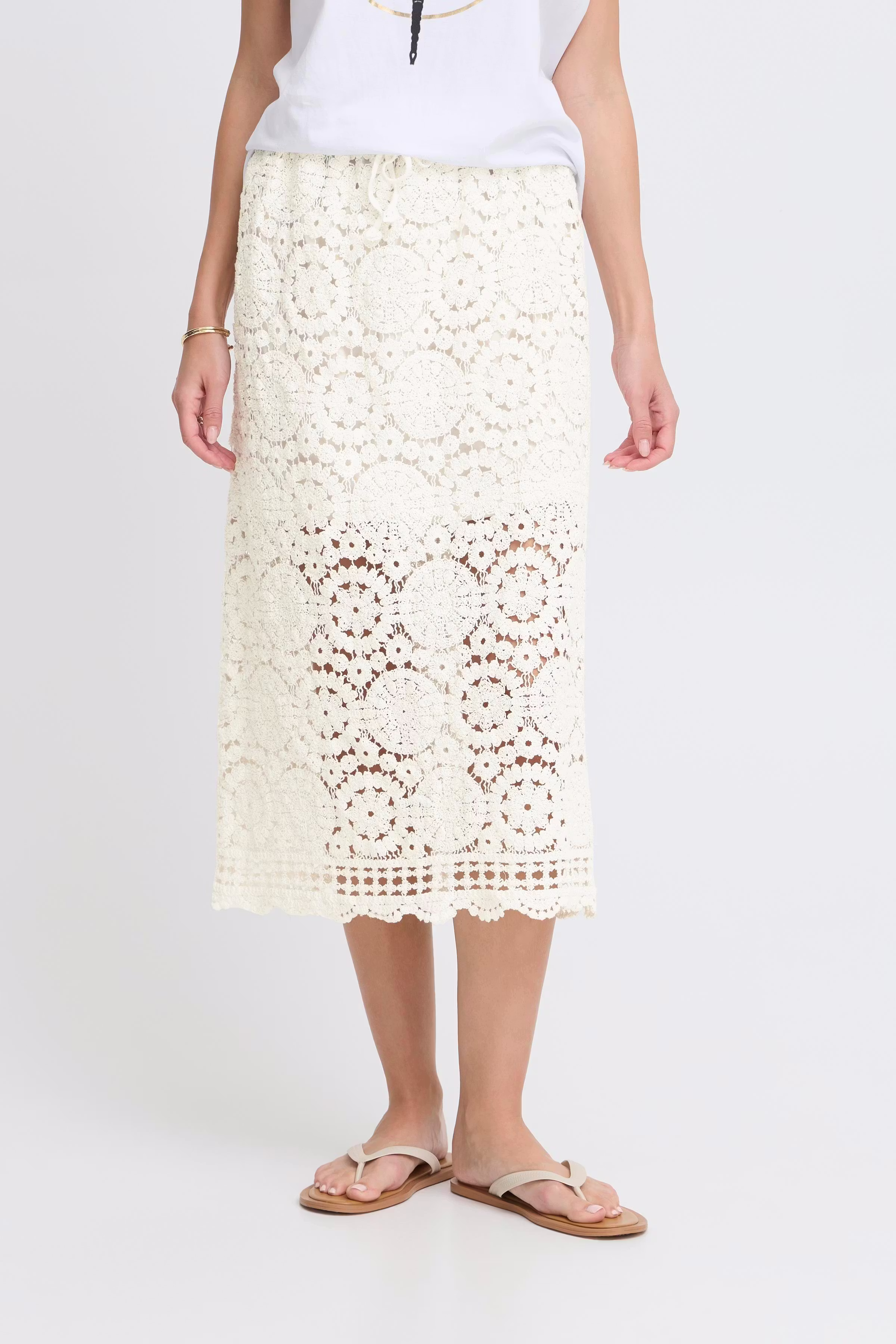 SBFLORA Skjørt LOOKBOOK FRONT 22101013-110602