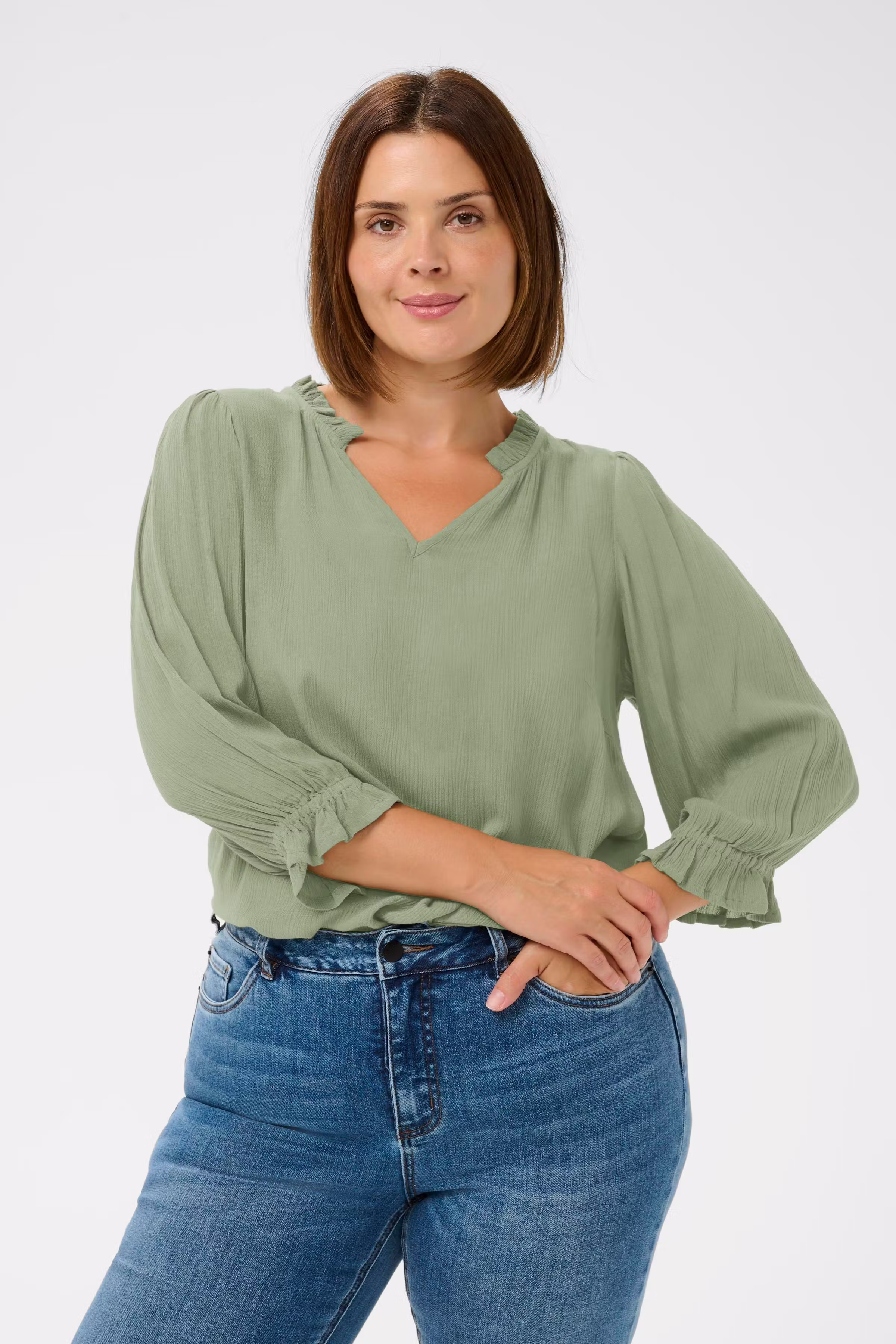 KCkiv Bluse LOOKBOOK FRONT 10583715-176212