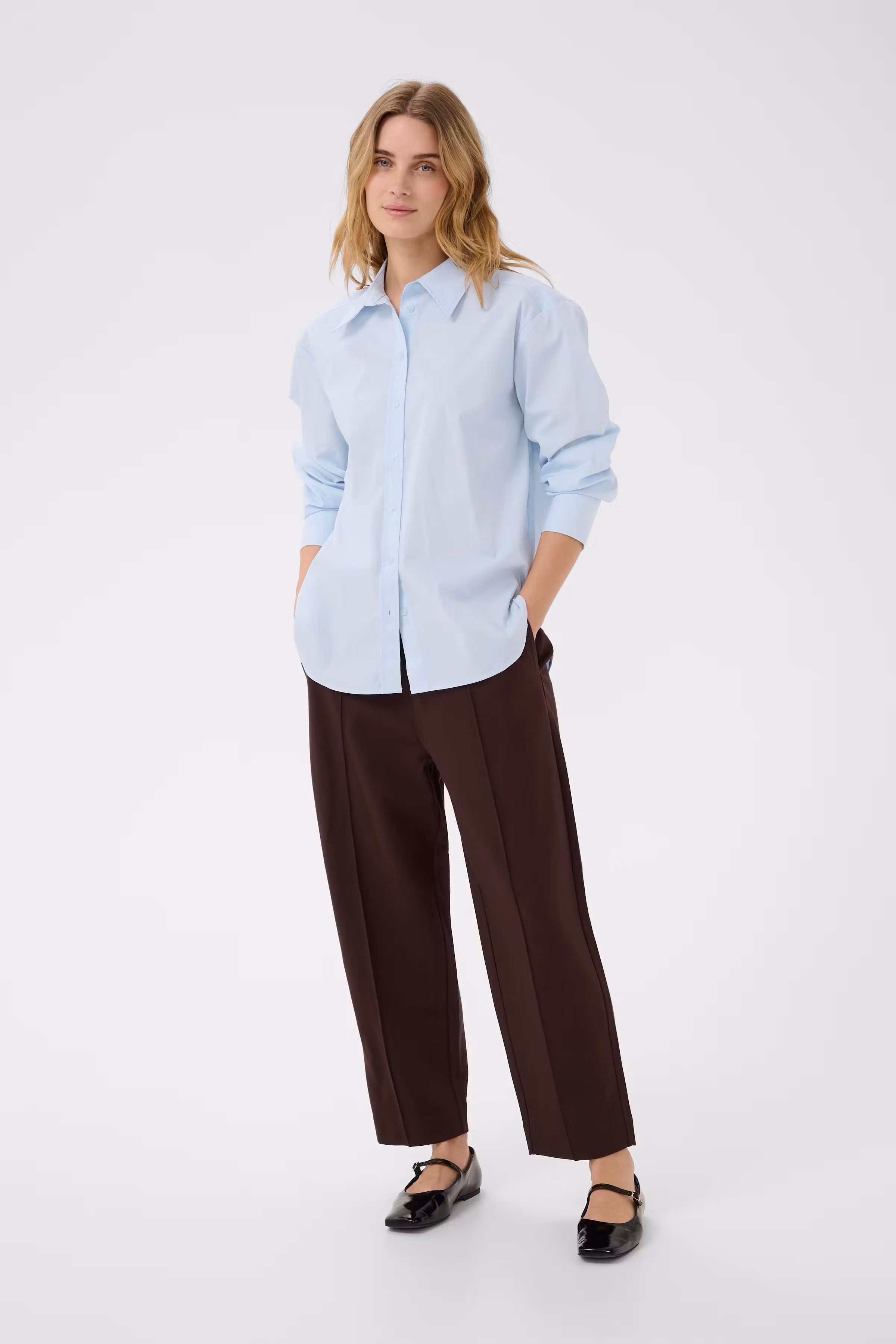 ZaynaPW Skjorte LOOKBOOK FRONT 30310288-144110