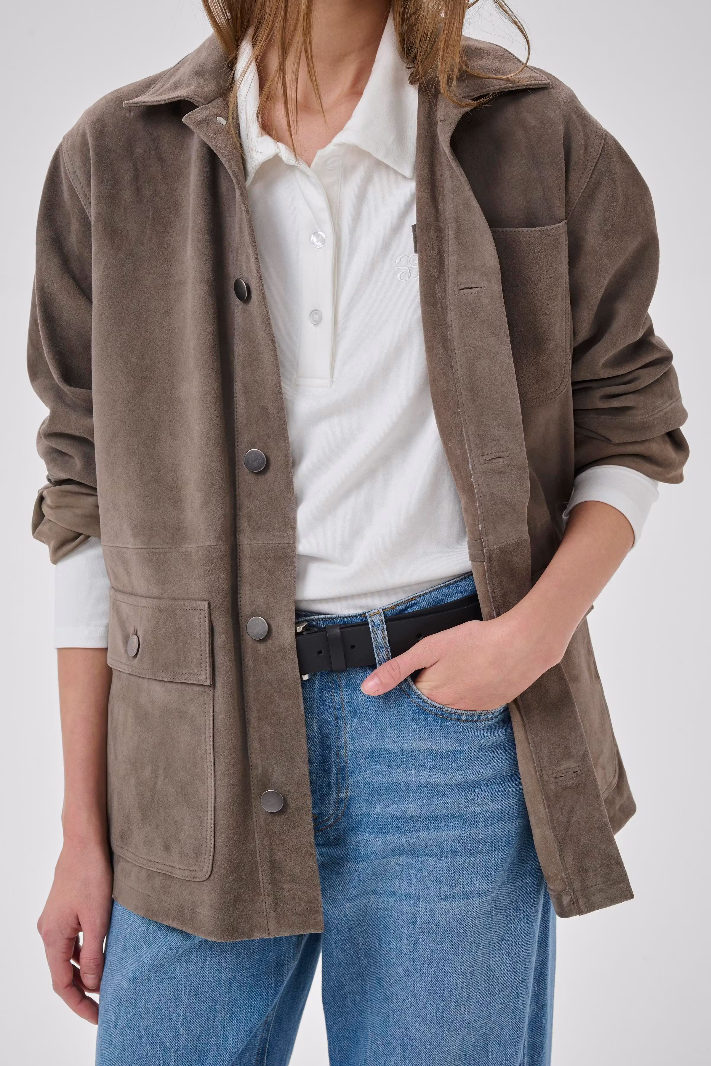 OllyMW semsket jakke LOOKBOOK DETAIL 10705103-190810