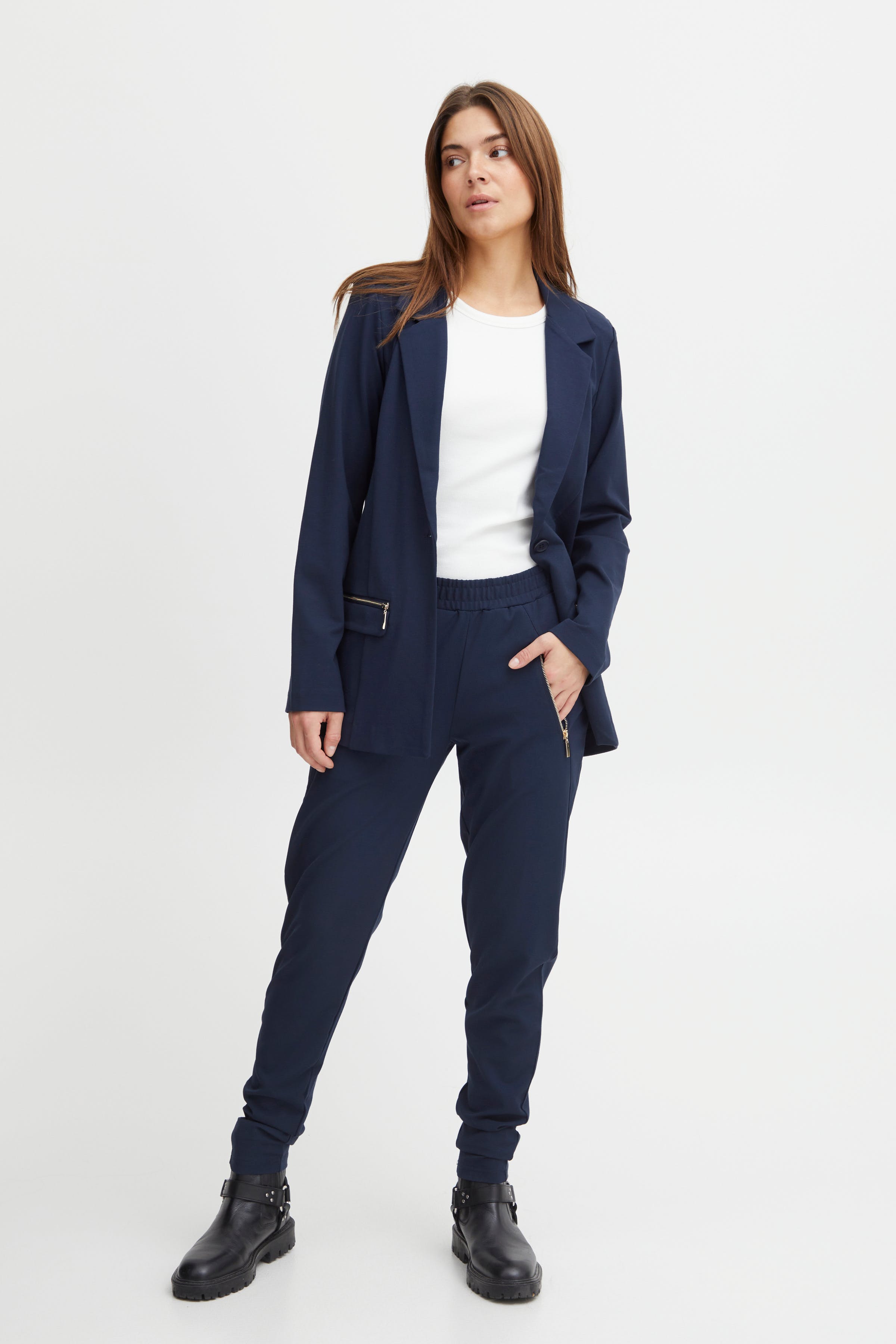 PZKIRA High Waist Trousers LOOKBOOK FRONT 50207114-194020