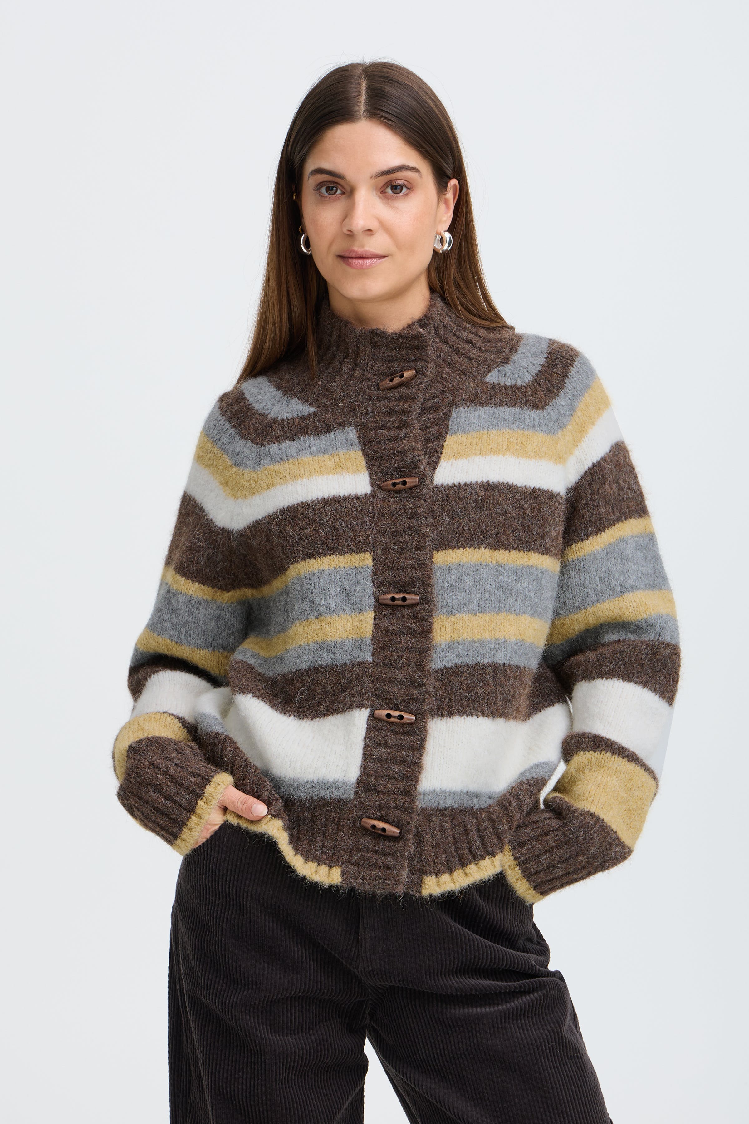 PZGEORGIE Cardigan LOOKBOOK FRONT 50210708-900014311