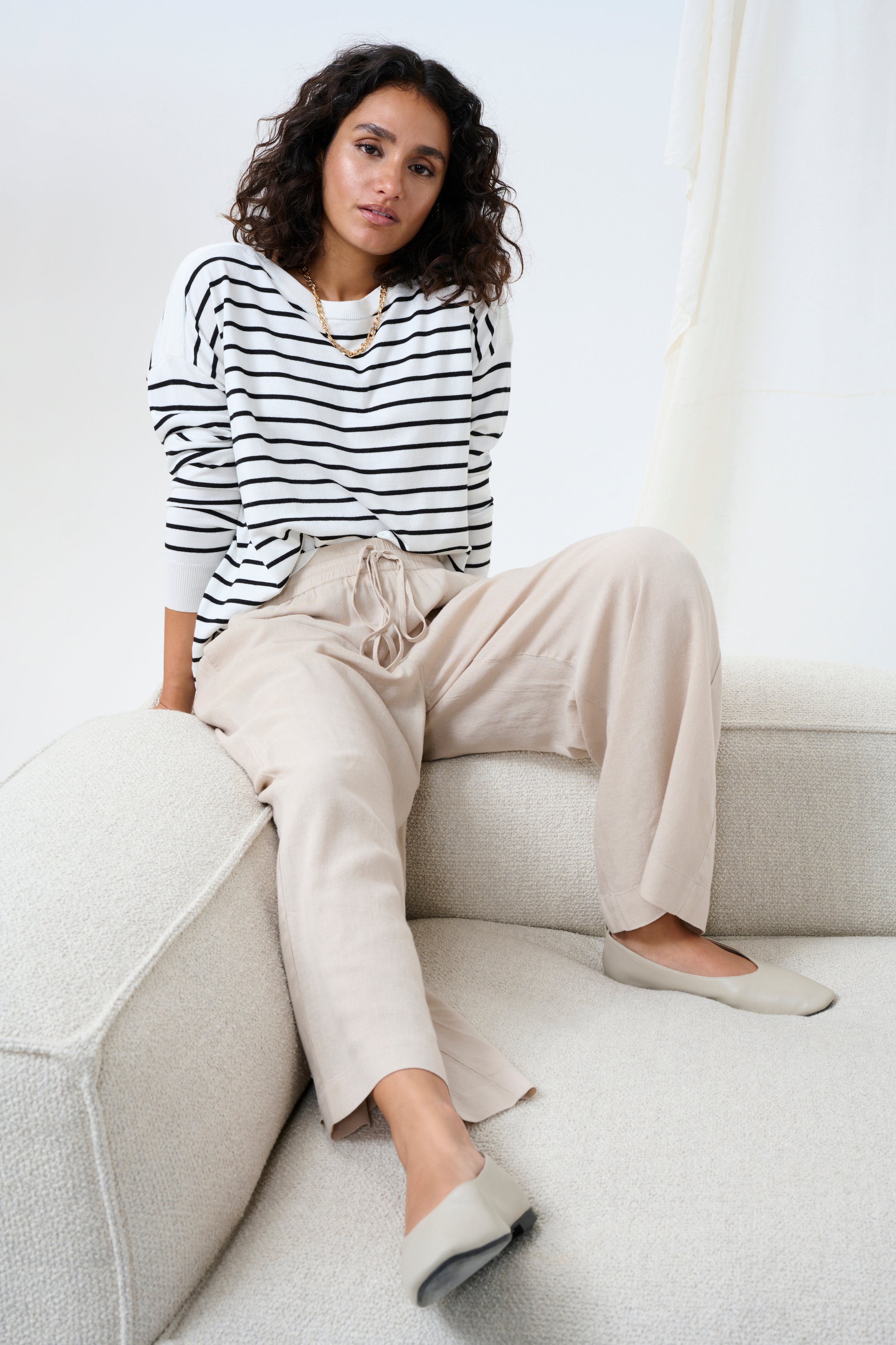 KAmilia Linen Trousers LOCATION NONE 10509666-151305