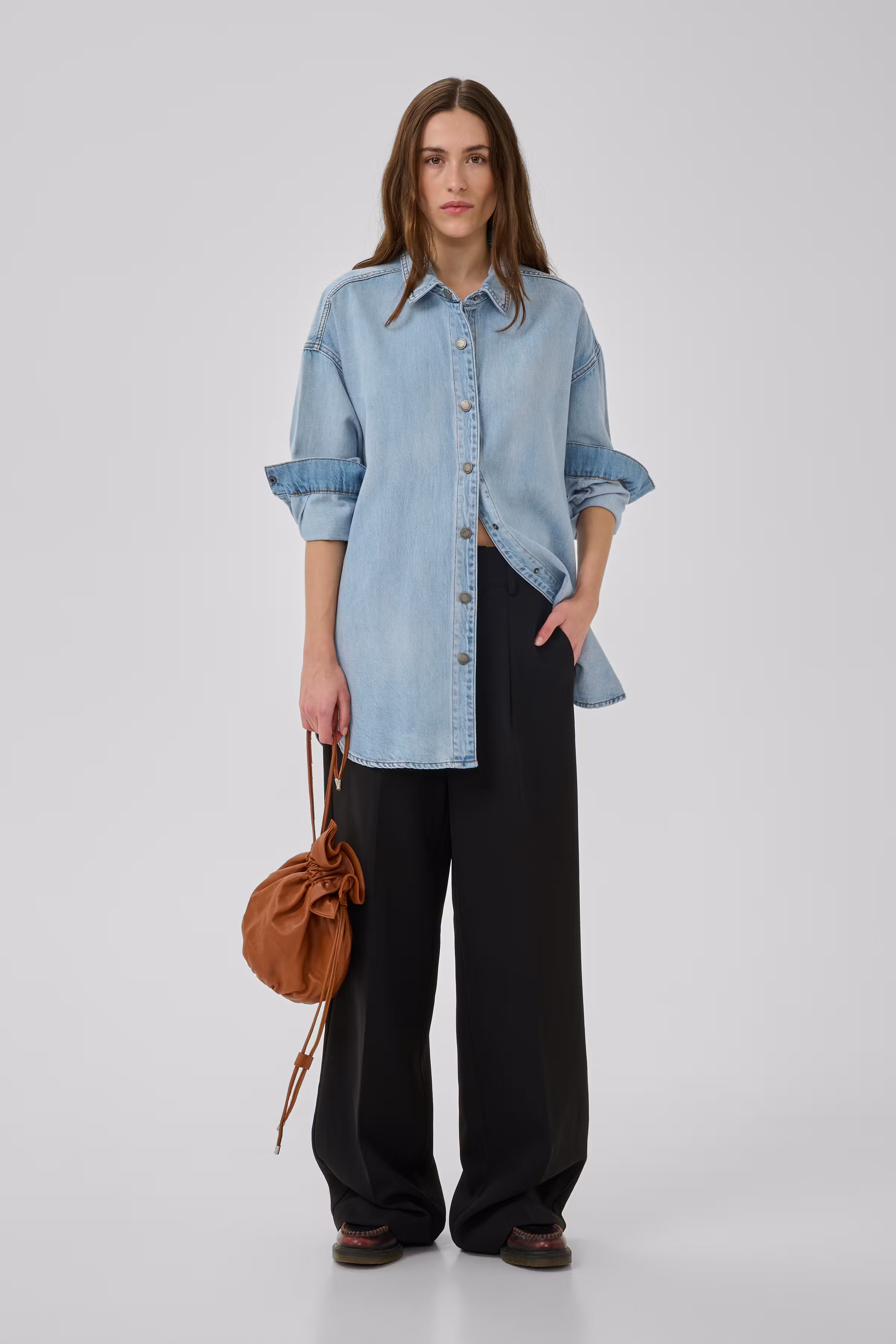 HilmaMW Denim overhemd LOCATION NONE 10705096-100045