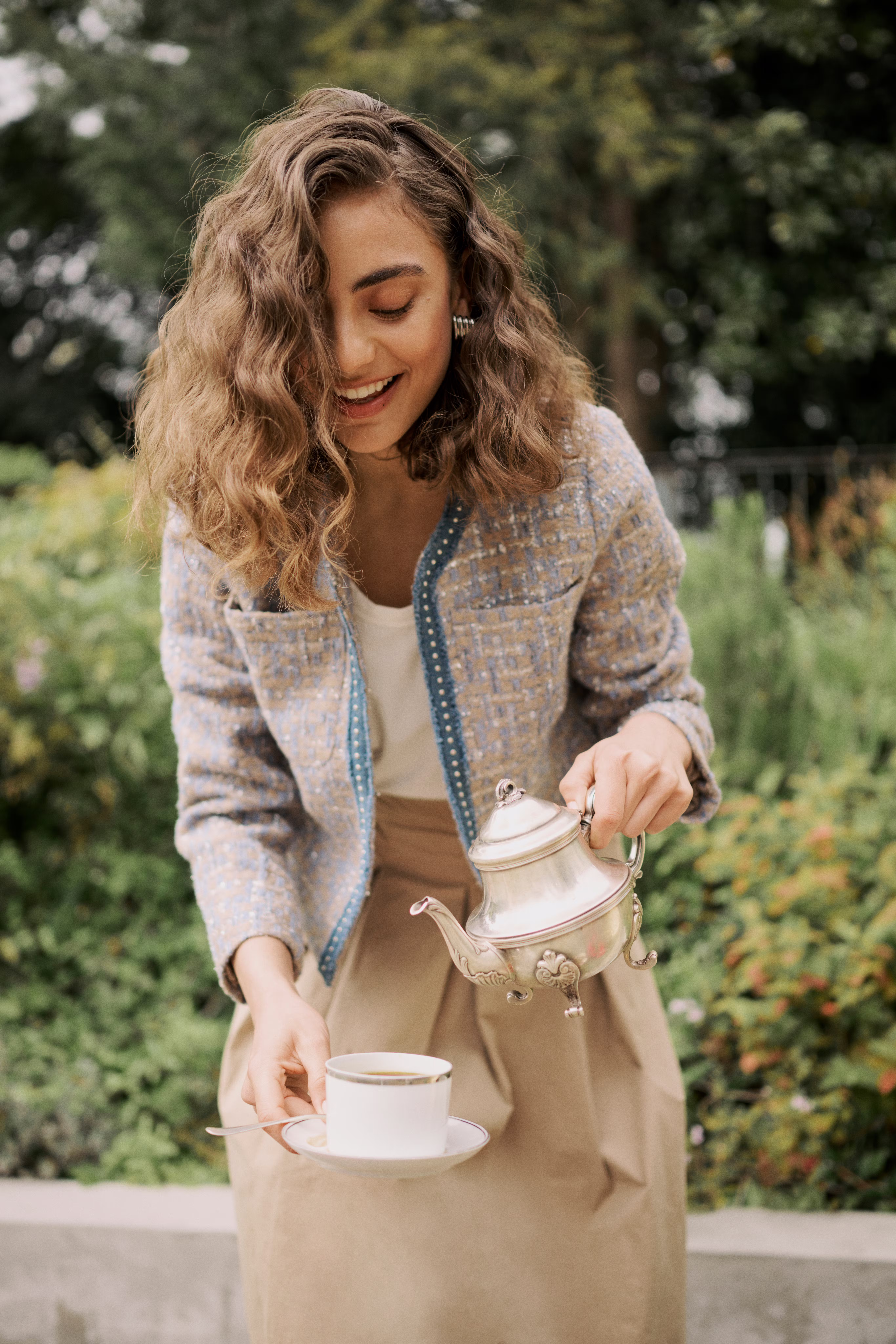 CUpana bouclé jakke LOCATION NONE 50112081-108000