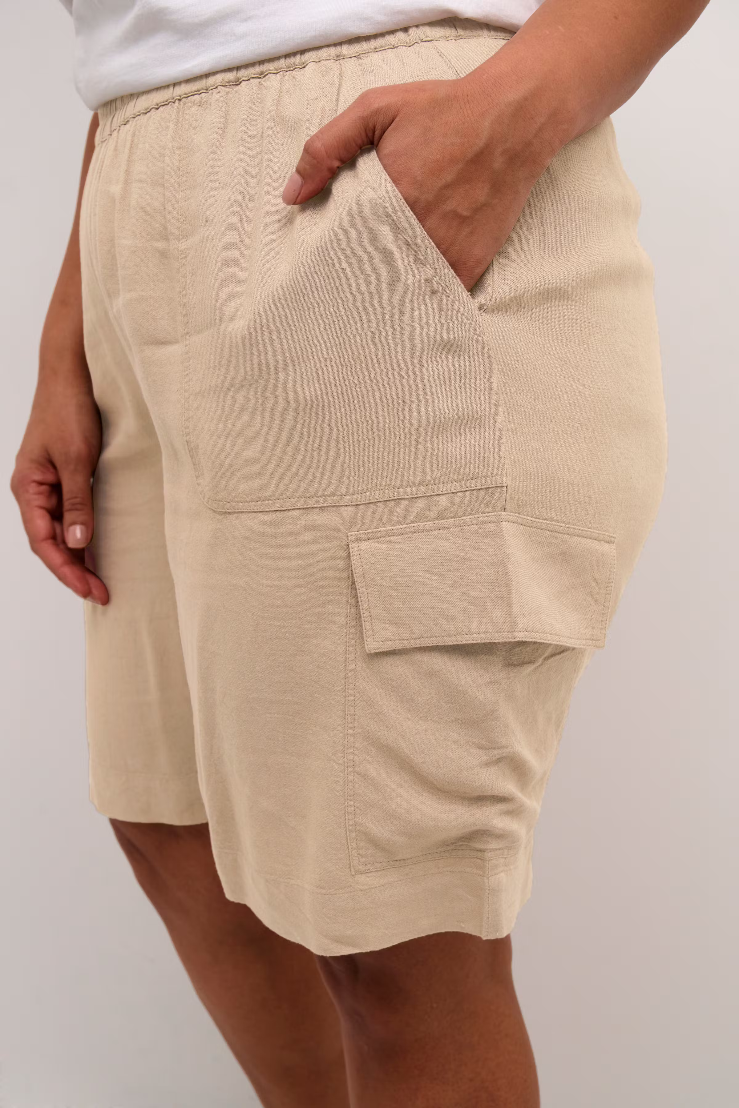 KCmille Linen Shorts LOOKBOOK DETAIL 10582217-171109