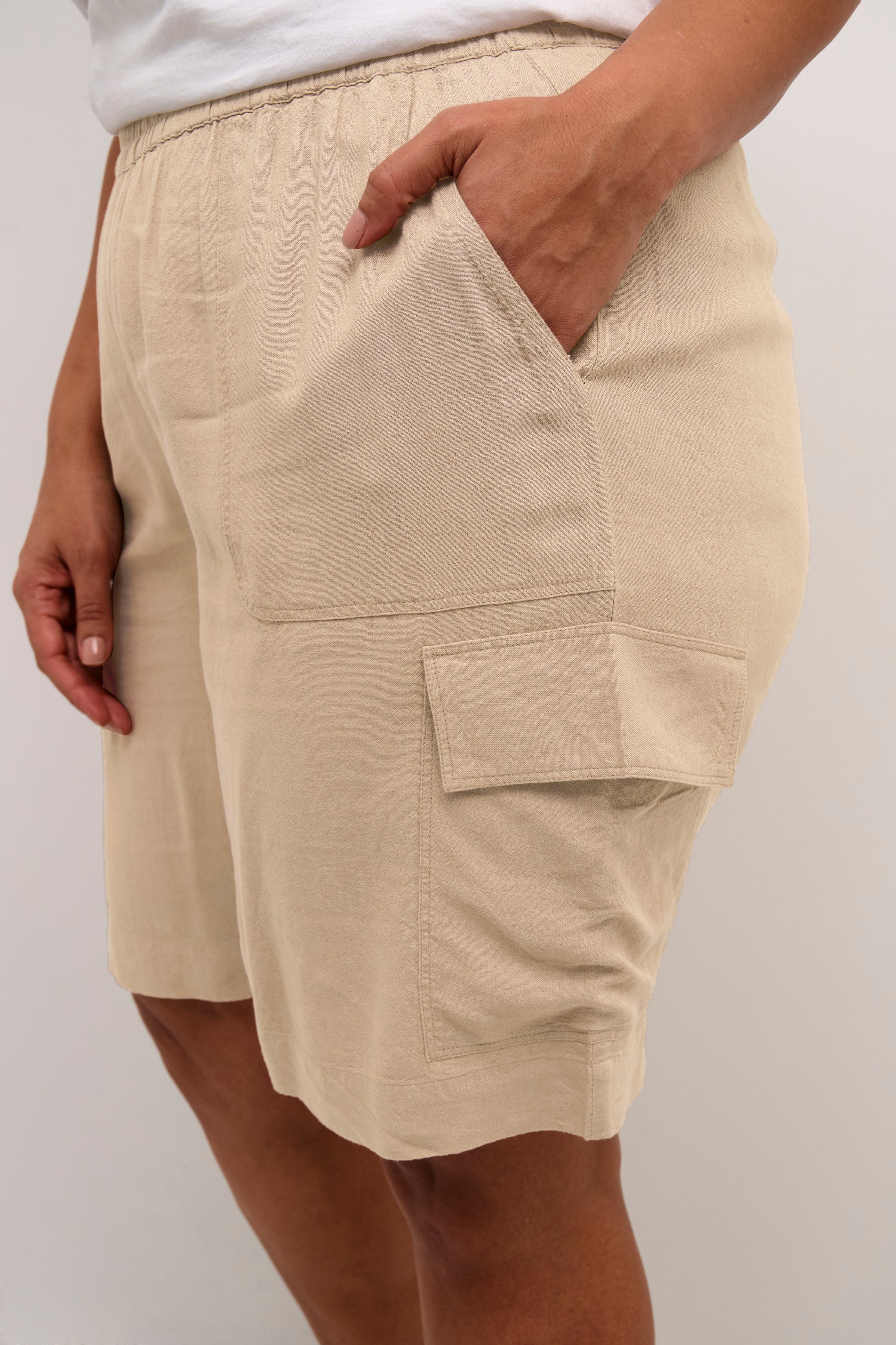KCmille Linen Shorts LOOKBOOK DETAIL 10582217-171109