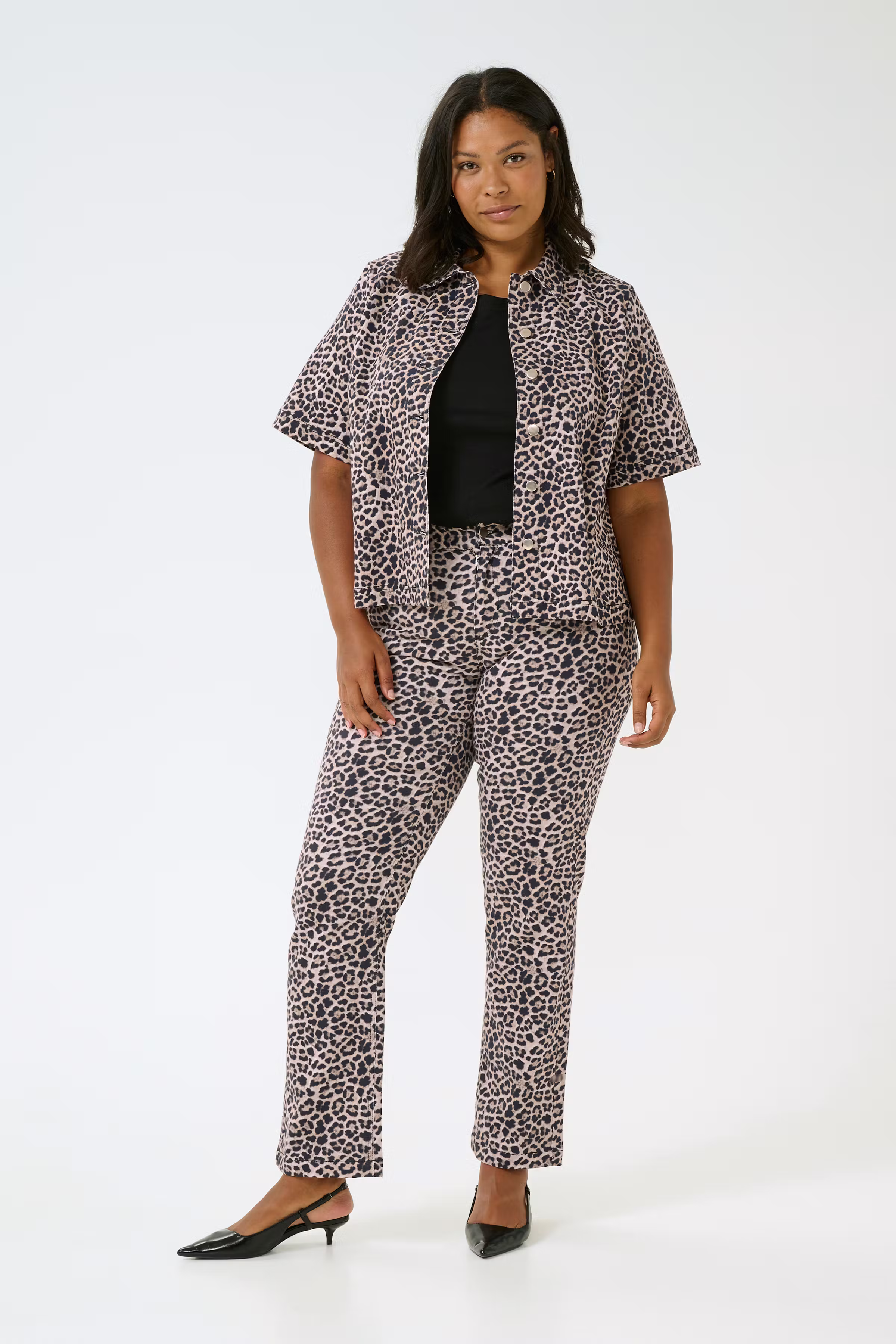 KClinima Leopardskjorte LOOKBOOK FRONT 10583224-107537