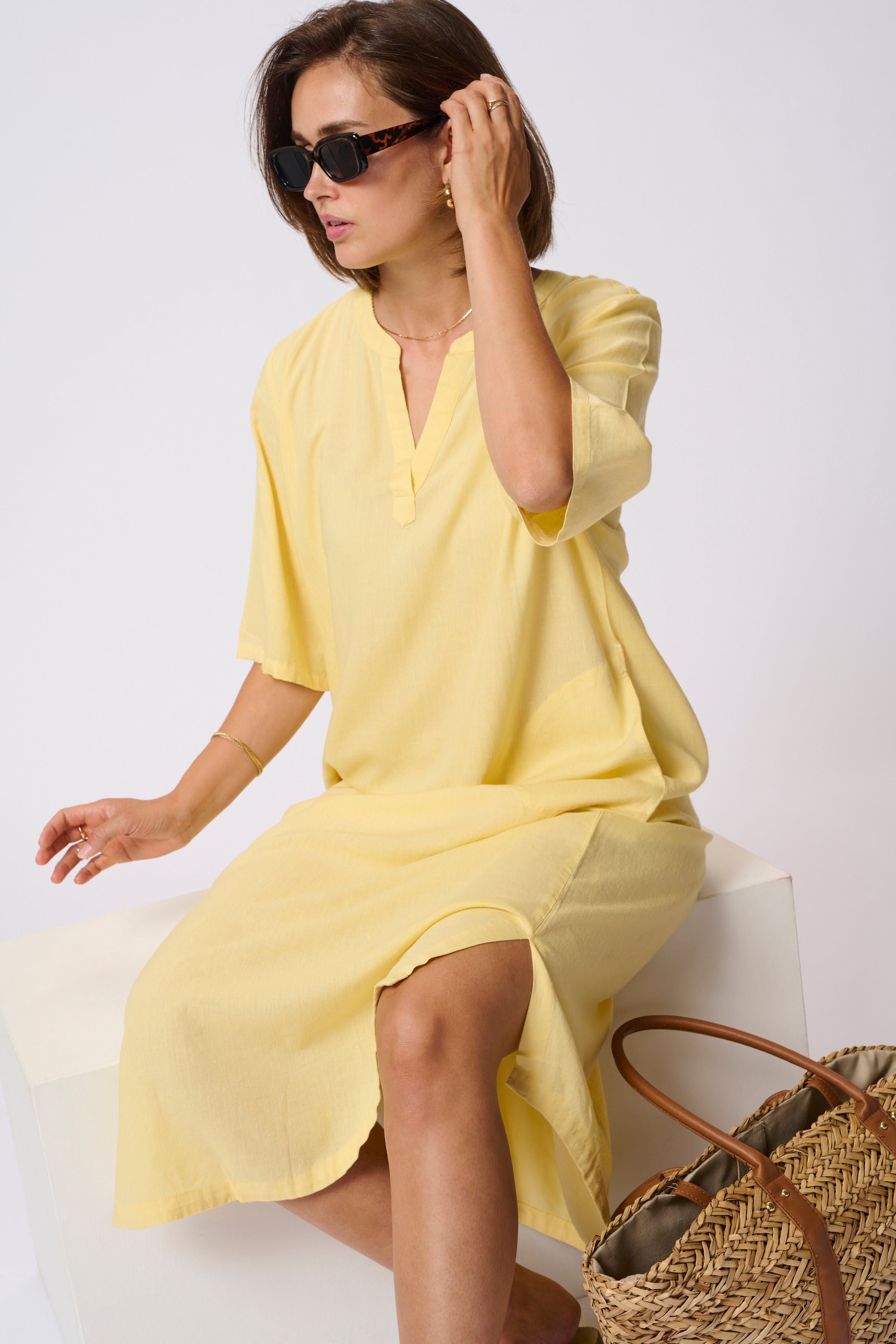 KAmilia Linen dress LOOKBOOK DETAIL 10508312-130922