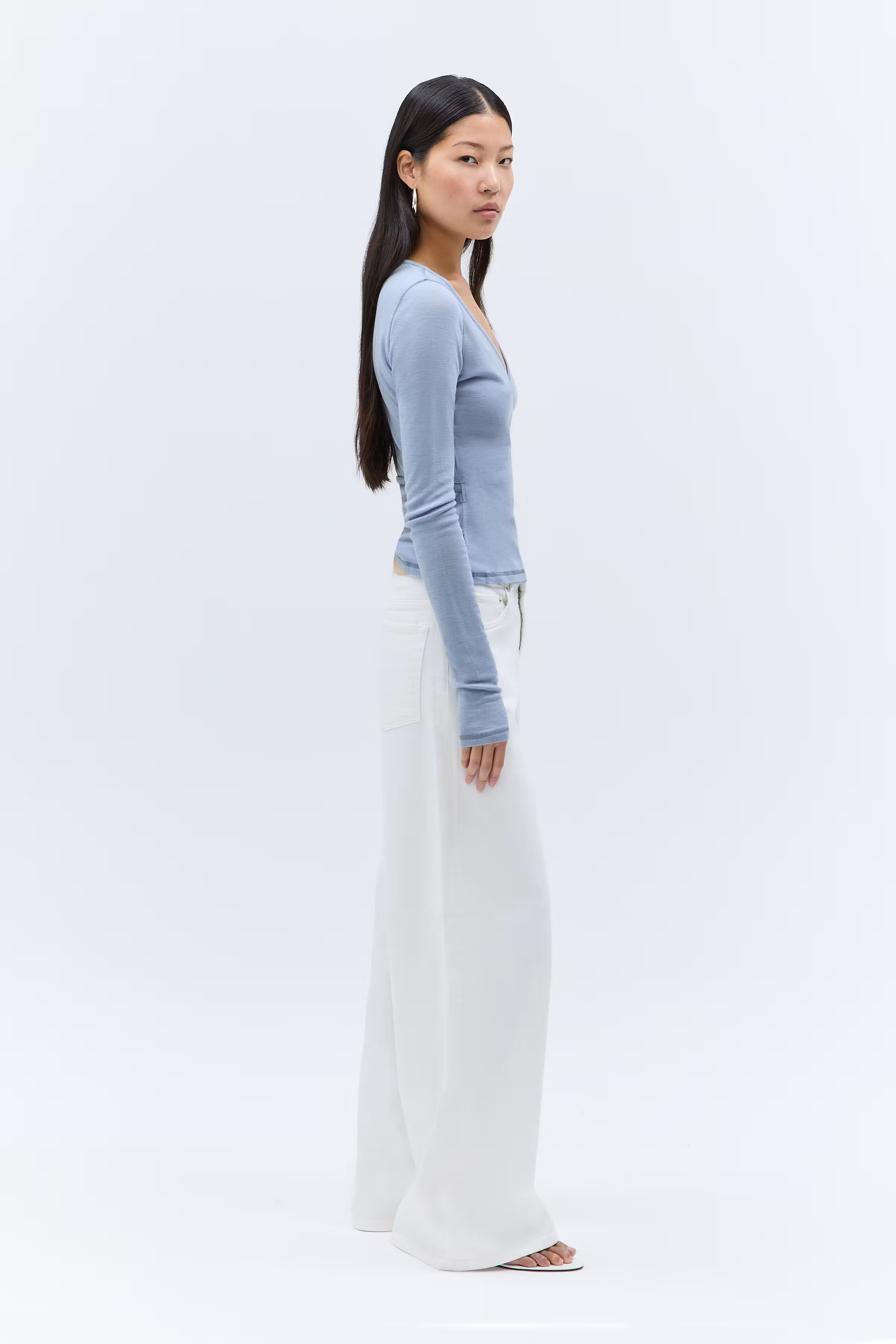 IOFINE WRAP TOP LOOKBOOK DETAIL 30600120-BL842