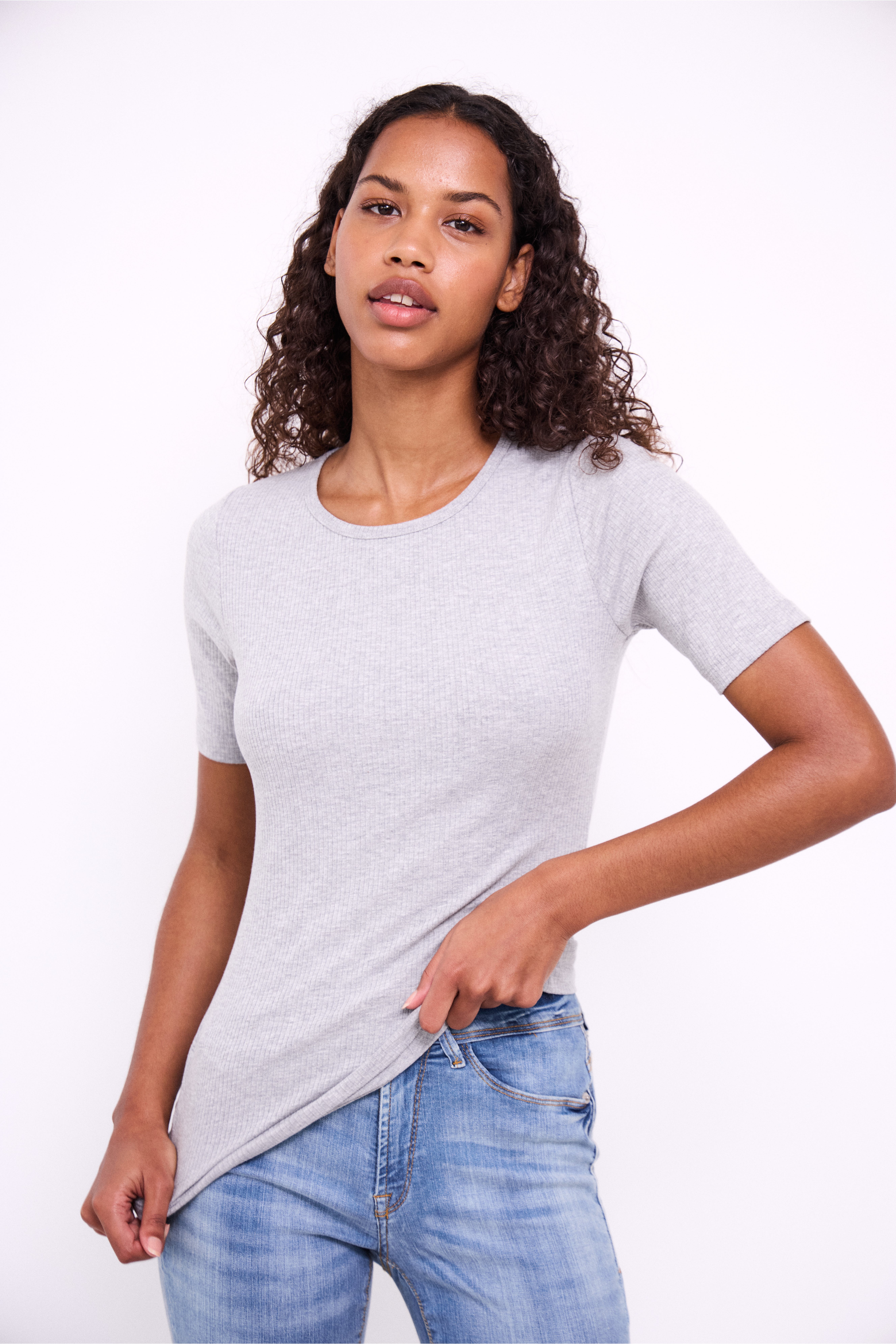 IHPALMER RIB T-shirt LOCATION NONE 20120343-200318