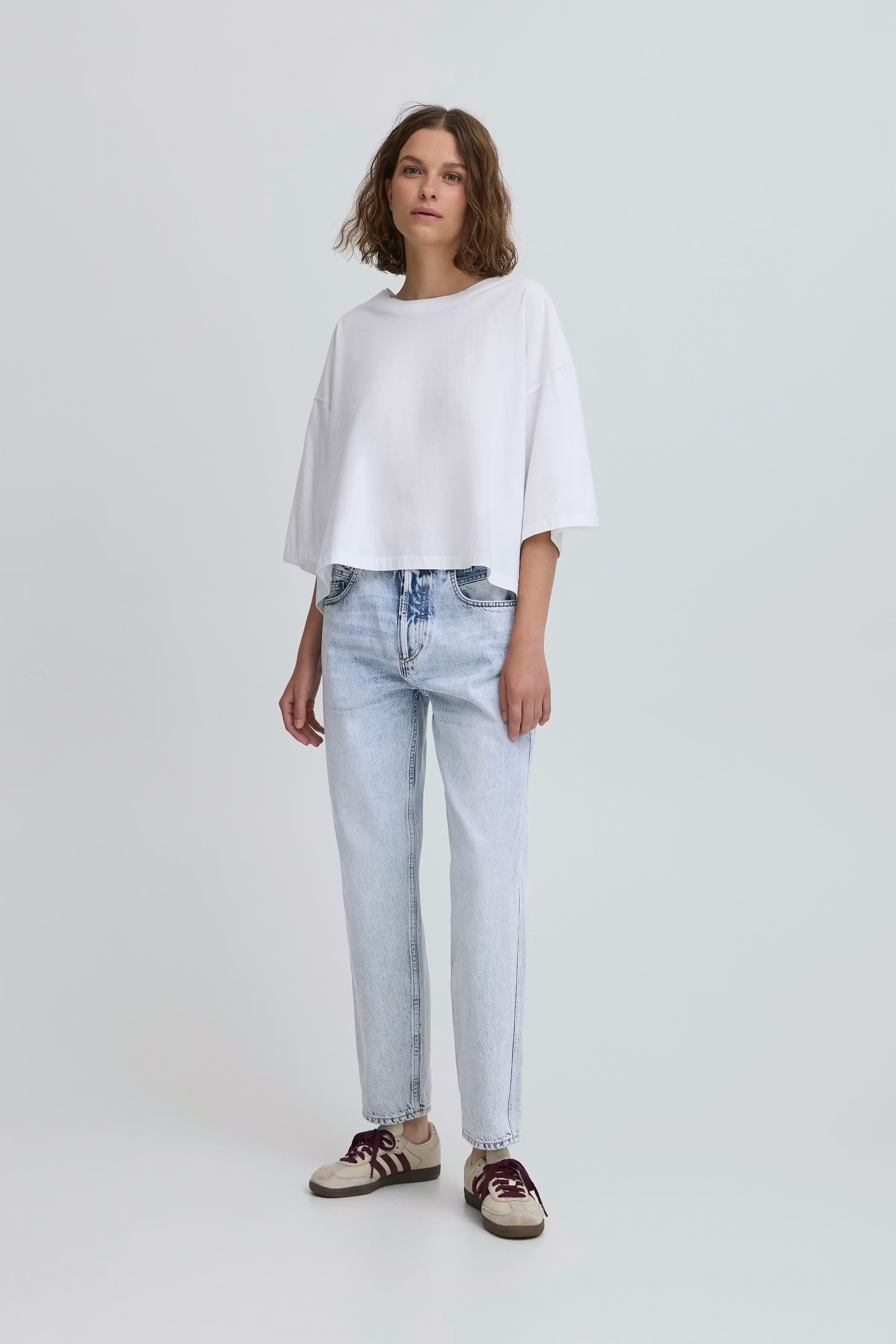 BAPAOLO Cropped Jeans LOOKBOOK FRONT 50405360-204625