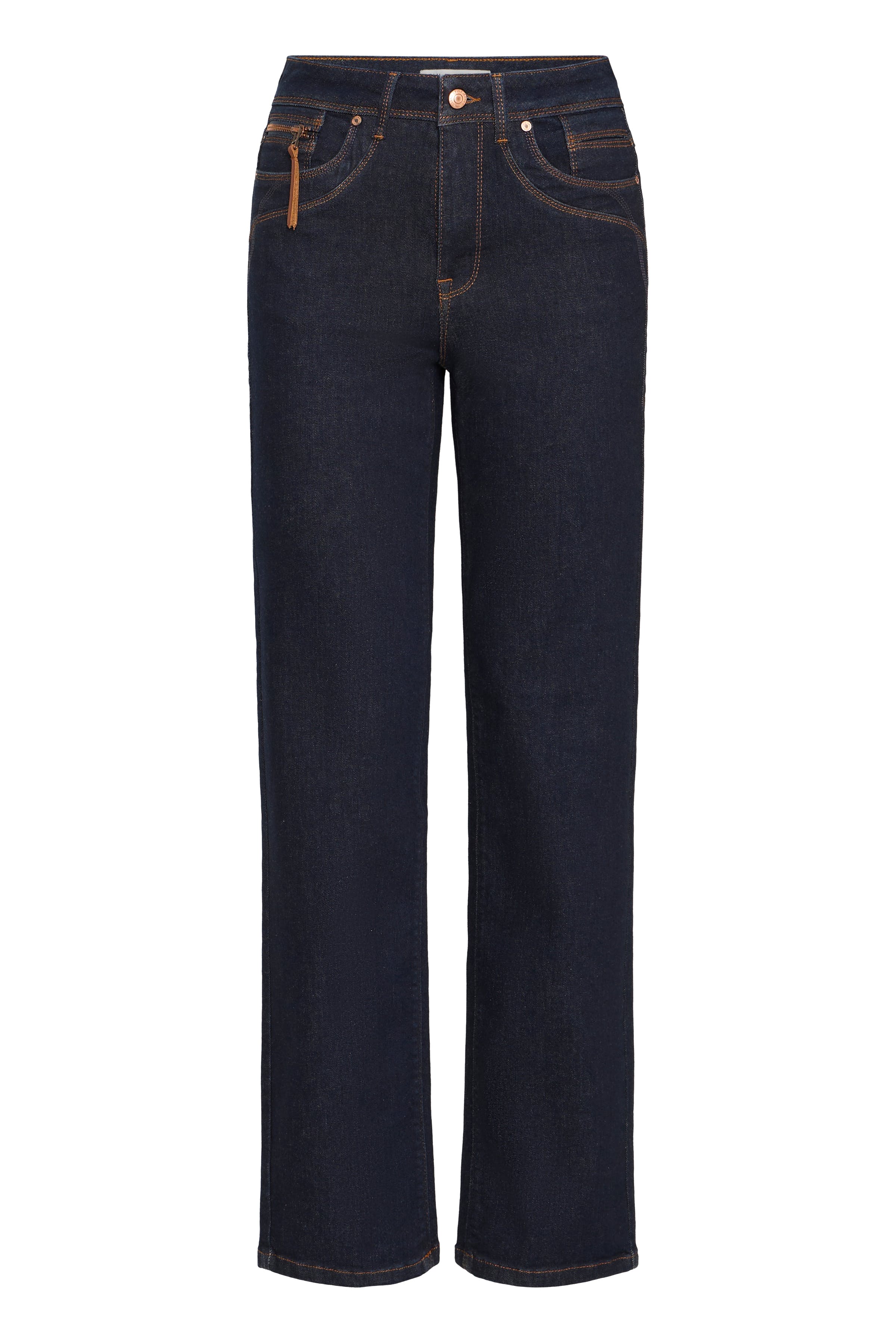 PZKAROLINA HW Jeans Straight Leg PACK FRONT 50205580-200008