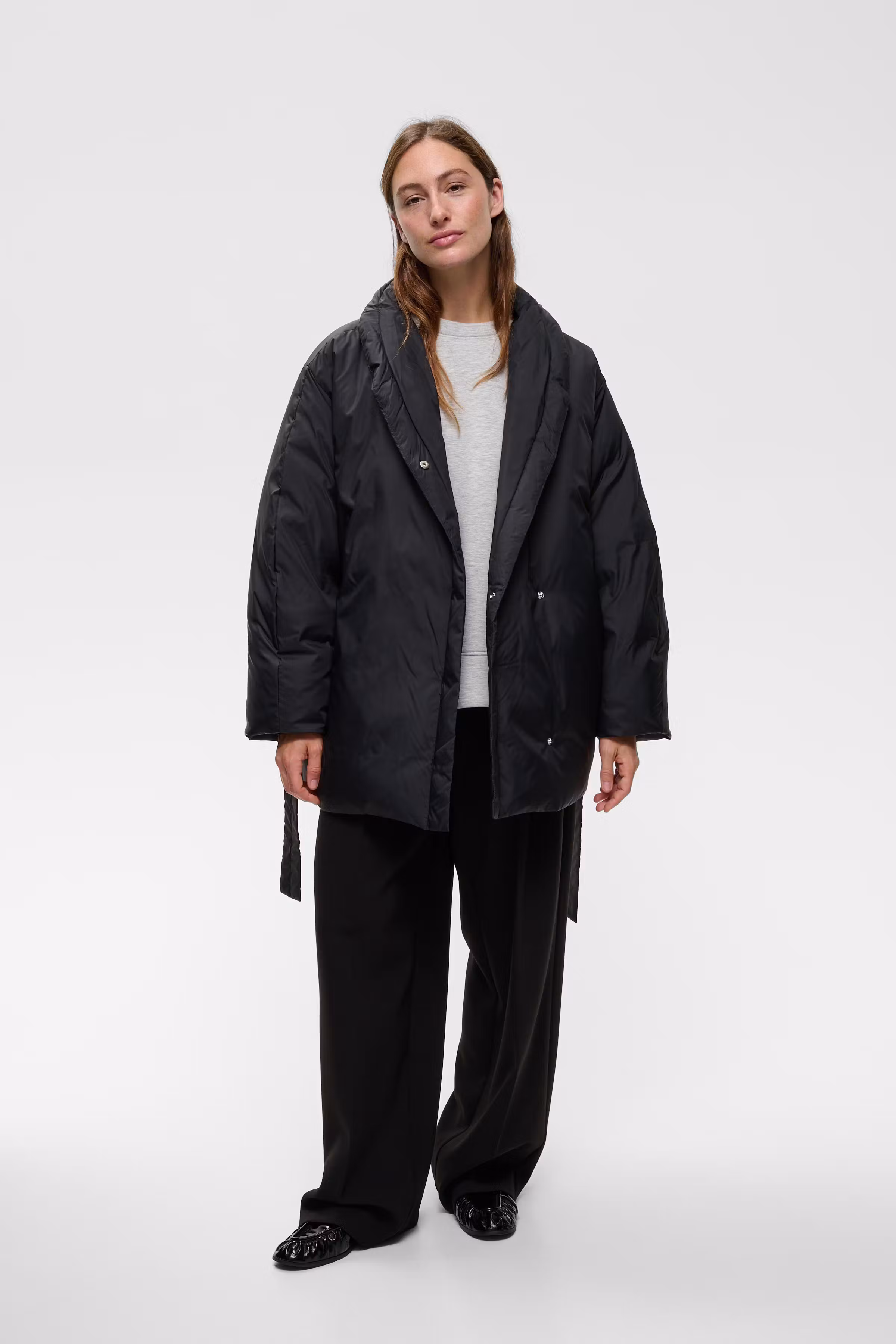 ZINNAHIW Steppjacke mit Gürtel LOOKBOOK FRONT 30112660-194008