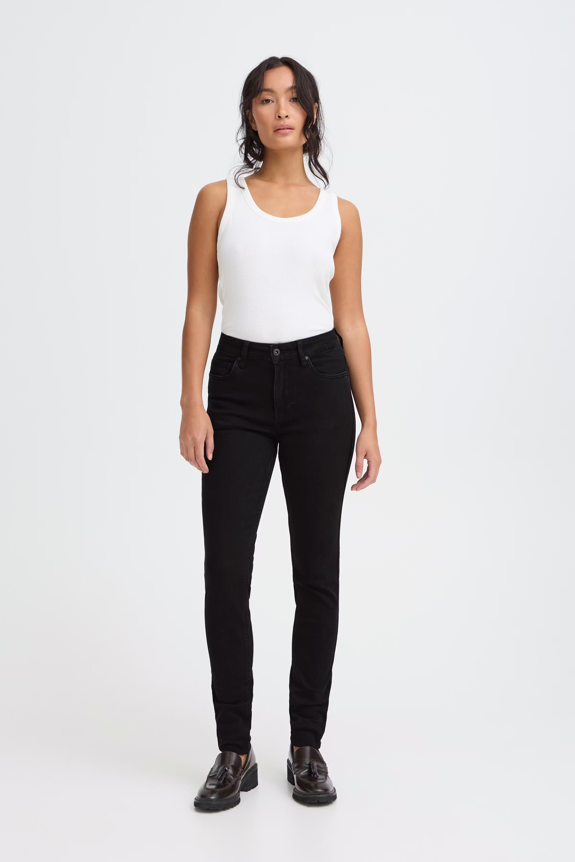 PZEMMELINA HW Jeans Skinny Leg LOOKBOOK FRONT 50207163-200004