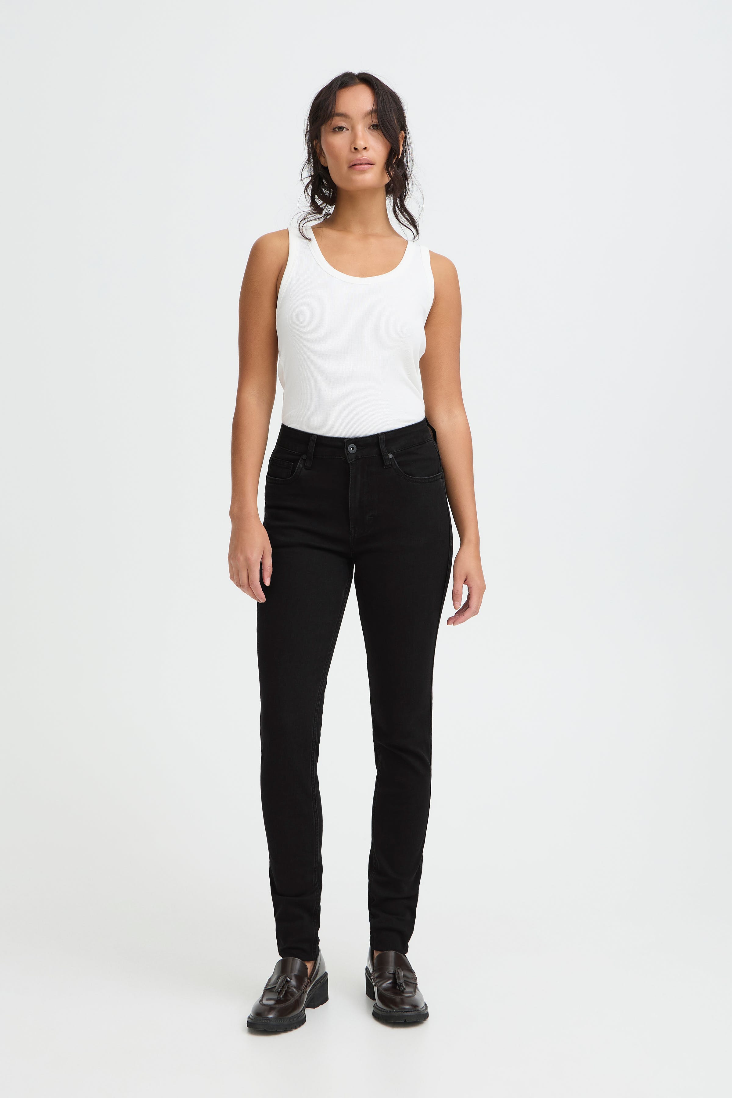 PZEMMELINA HW Jeans Skinny Leg LOOKBOOK FRONT 50207163-200004