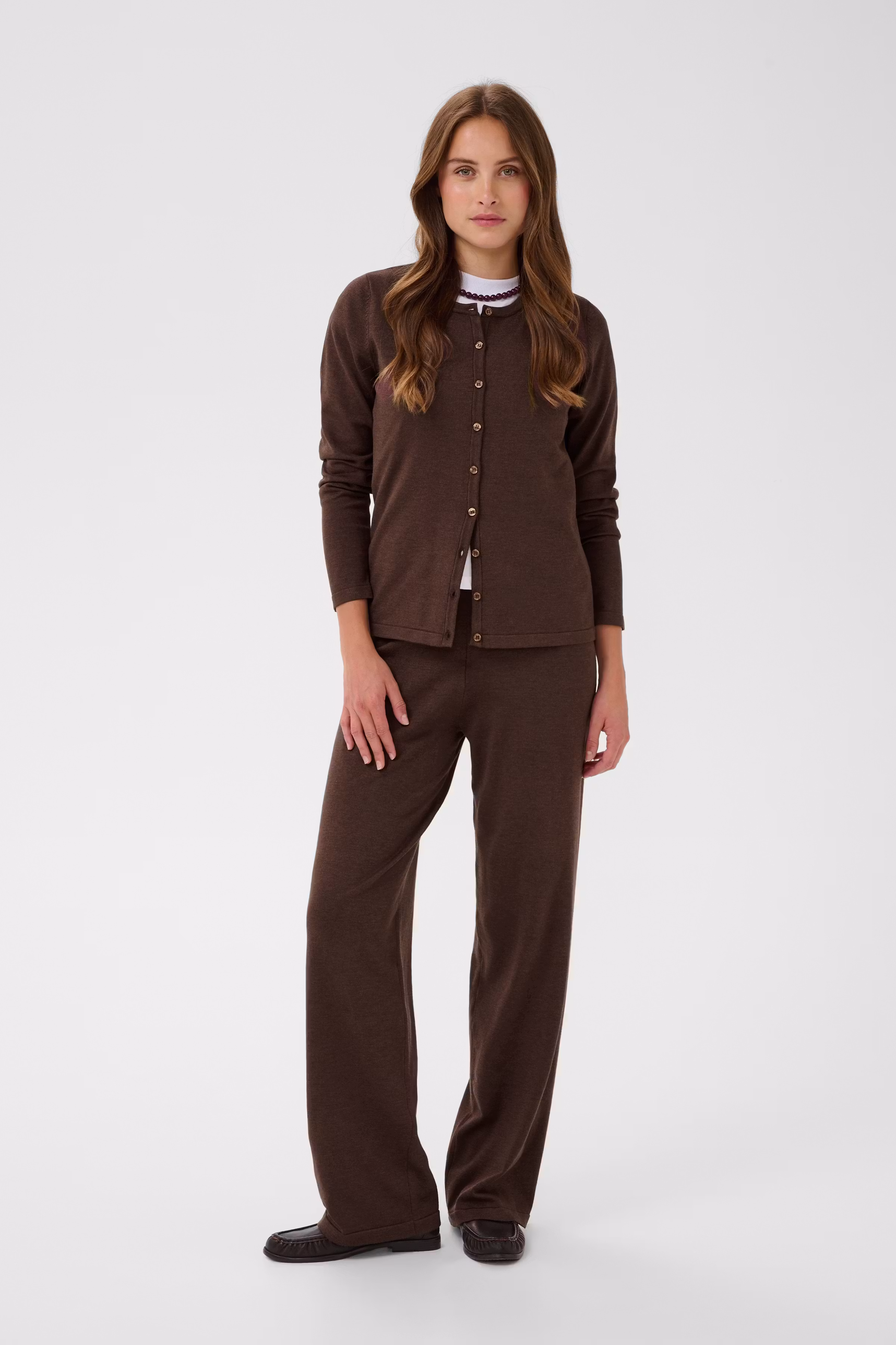 MilaSZ R-Neck Cardigan LOOKBOOK FRONT 30500005-1910151