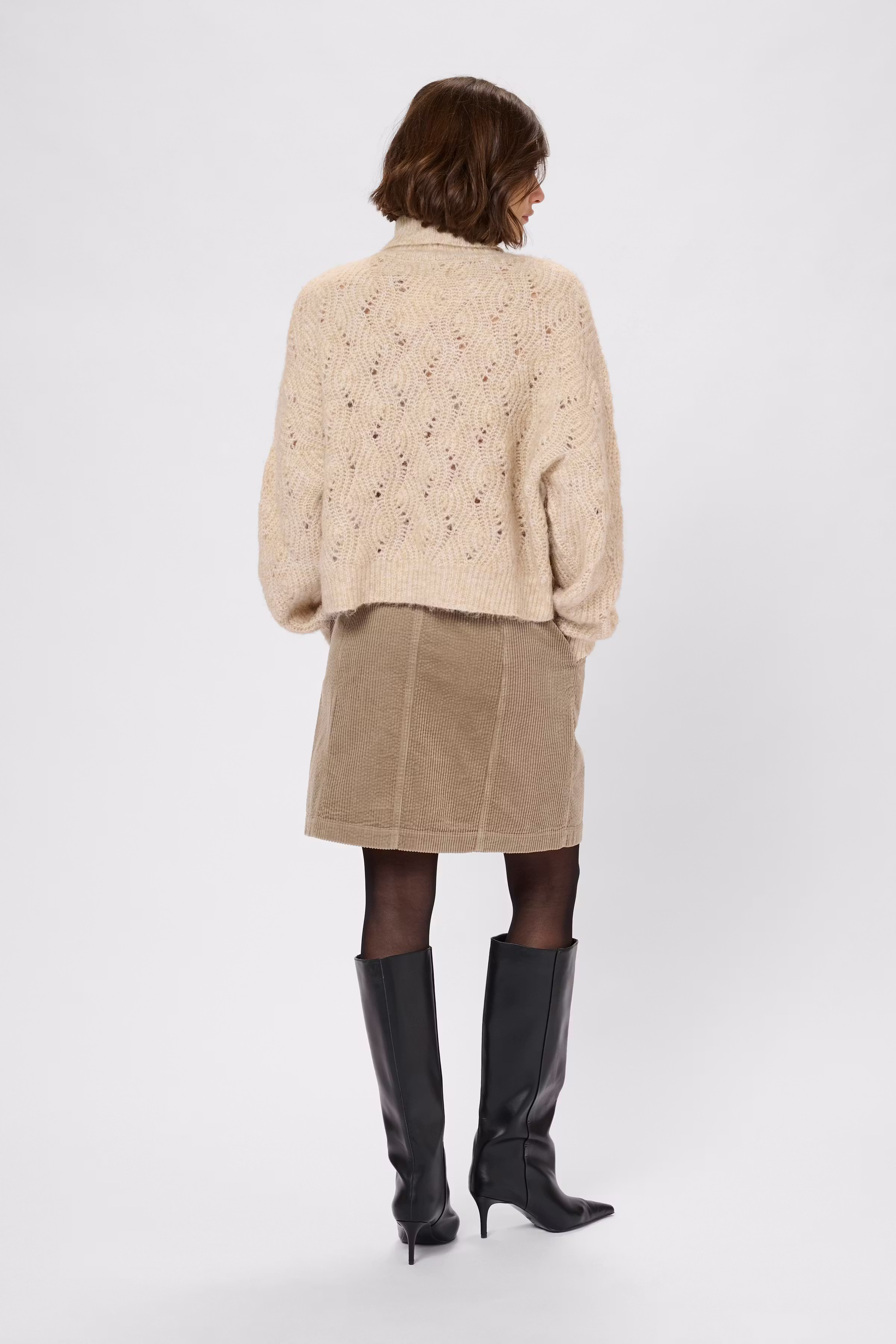 CUbaela Corduroy skirt LOOKBOOK BACK 50112266-171310