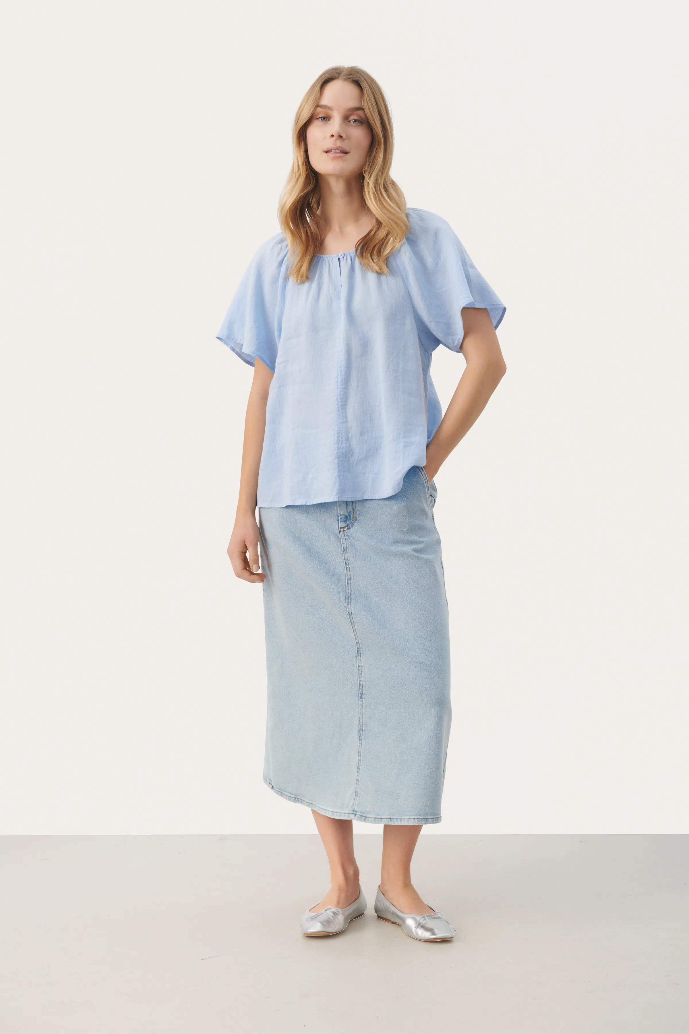 GeorgianaPW Linbluse LOOKBOOK FRONT 30308594-154031