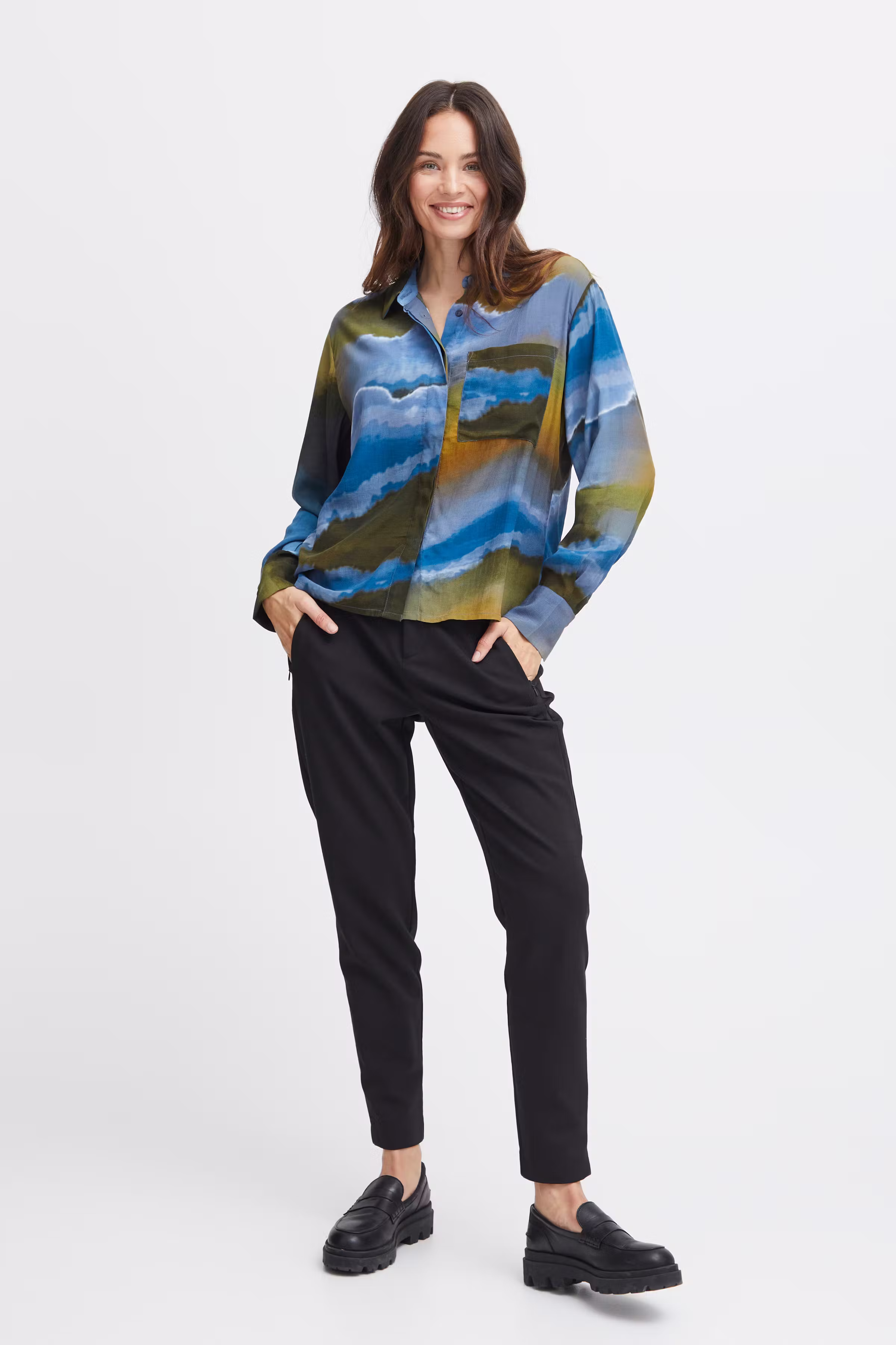 FRREBEKKA Skjorte LOOKBOOK FRONT 20613536-202396